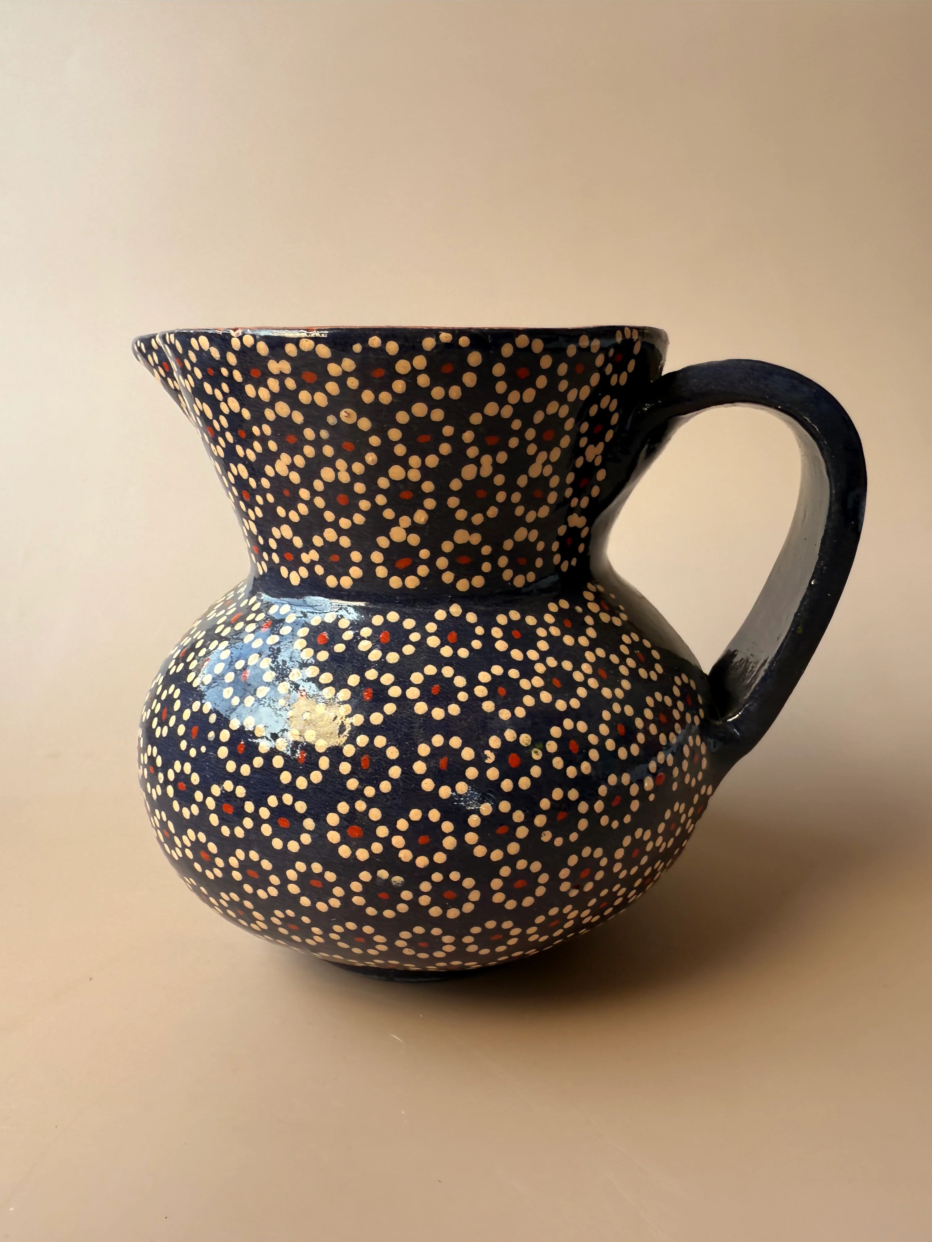 Michoacan Clay Pitcher Jarra de Barro Capula