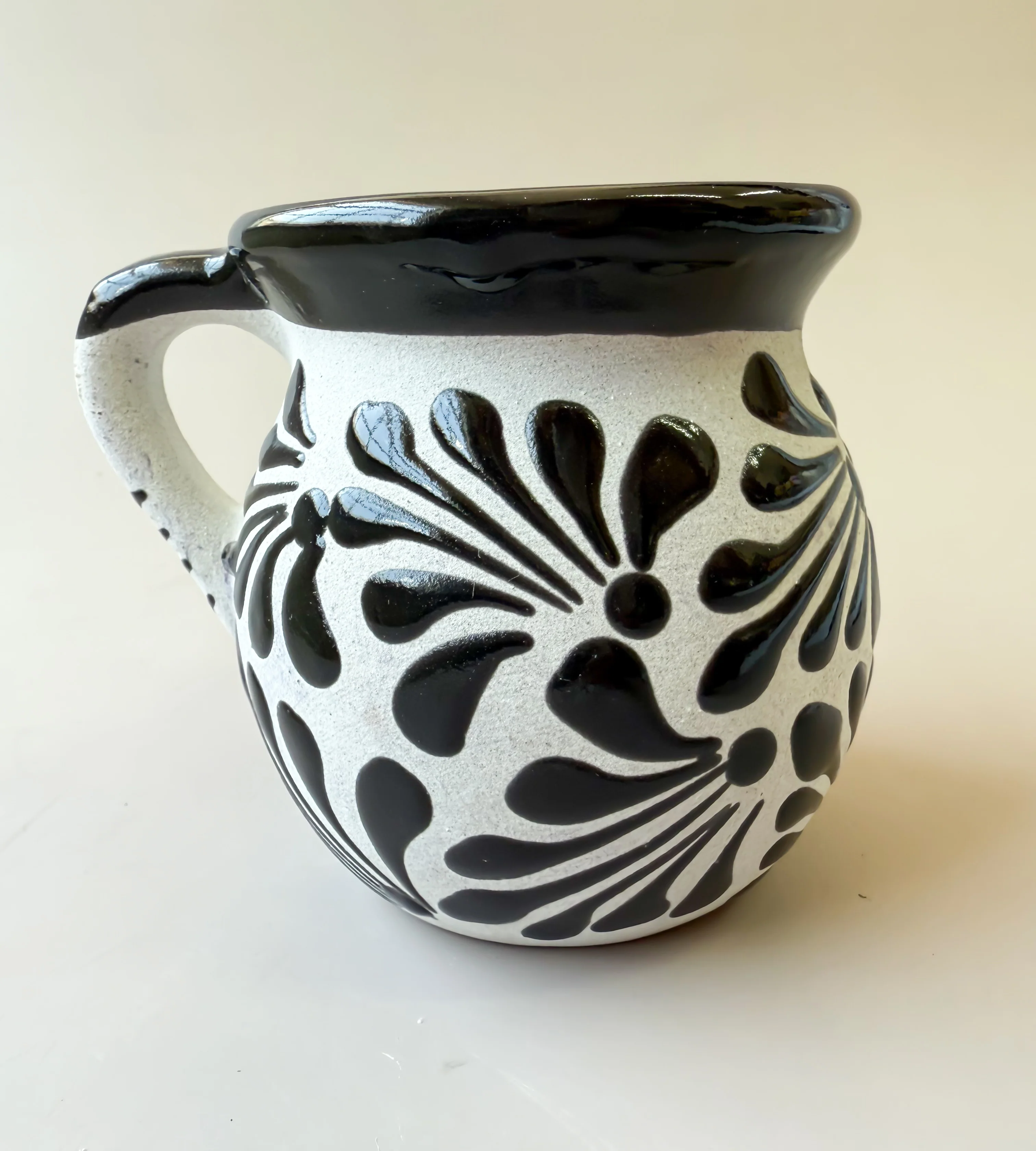 Mexican Clay Mugs 6pc Set Tazas De Barro Talavera Coffee Mug Jarritos de Barro Clay Cups