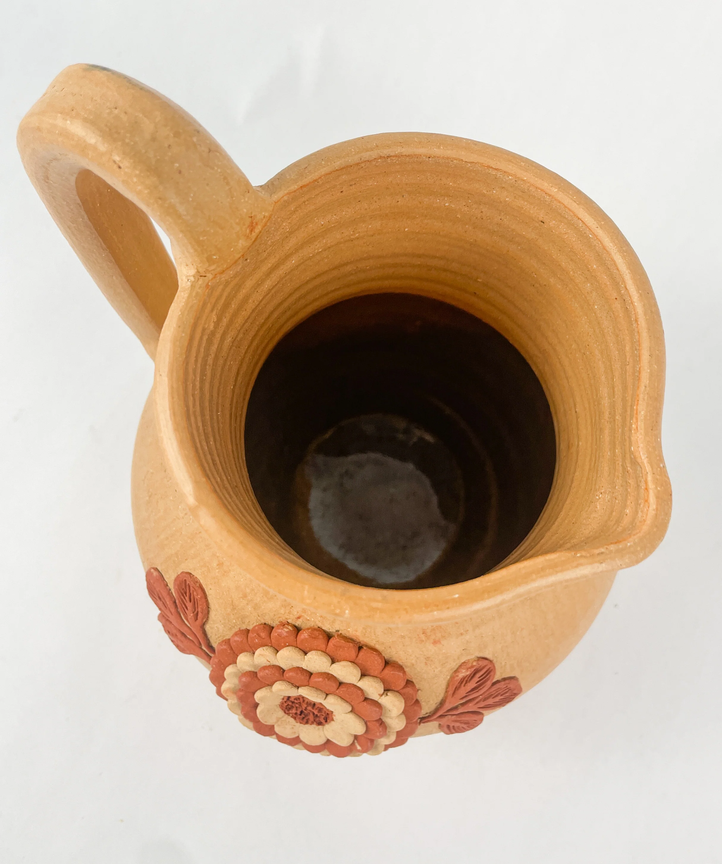 Velasco Oaxaca Pottery Pitcher Jarra Barro Clay Filigrana Oaxacan Pottery Atzompa Pottery Clay Filigree