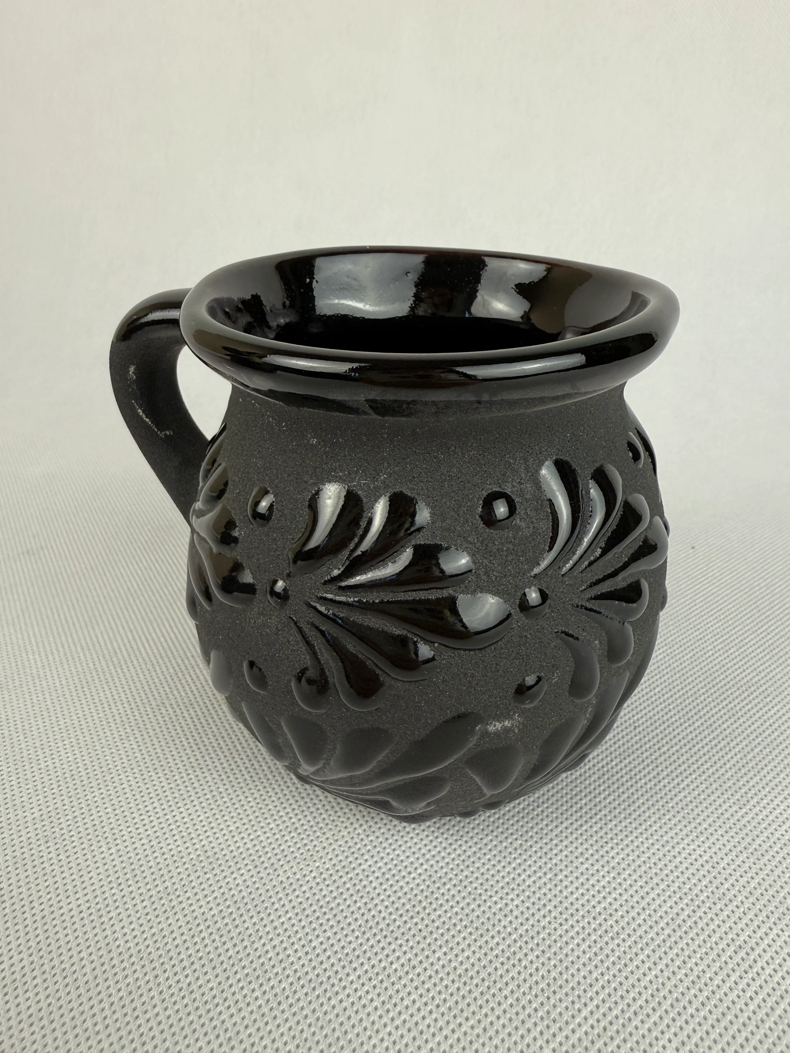 Mexican Clay Mugs Engobe Colorful Tazas De Barro Talavera Coffee Mug