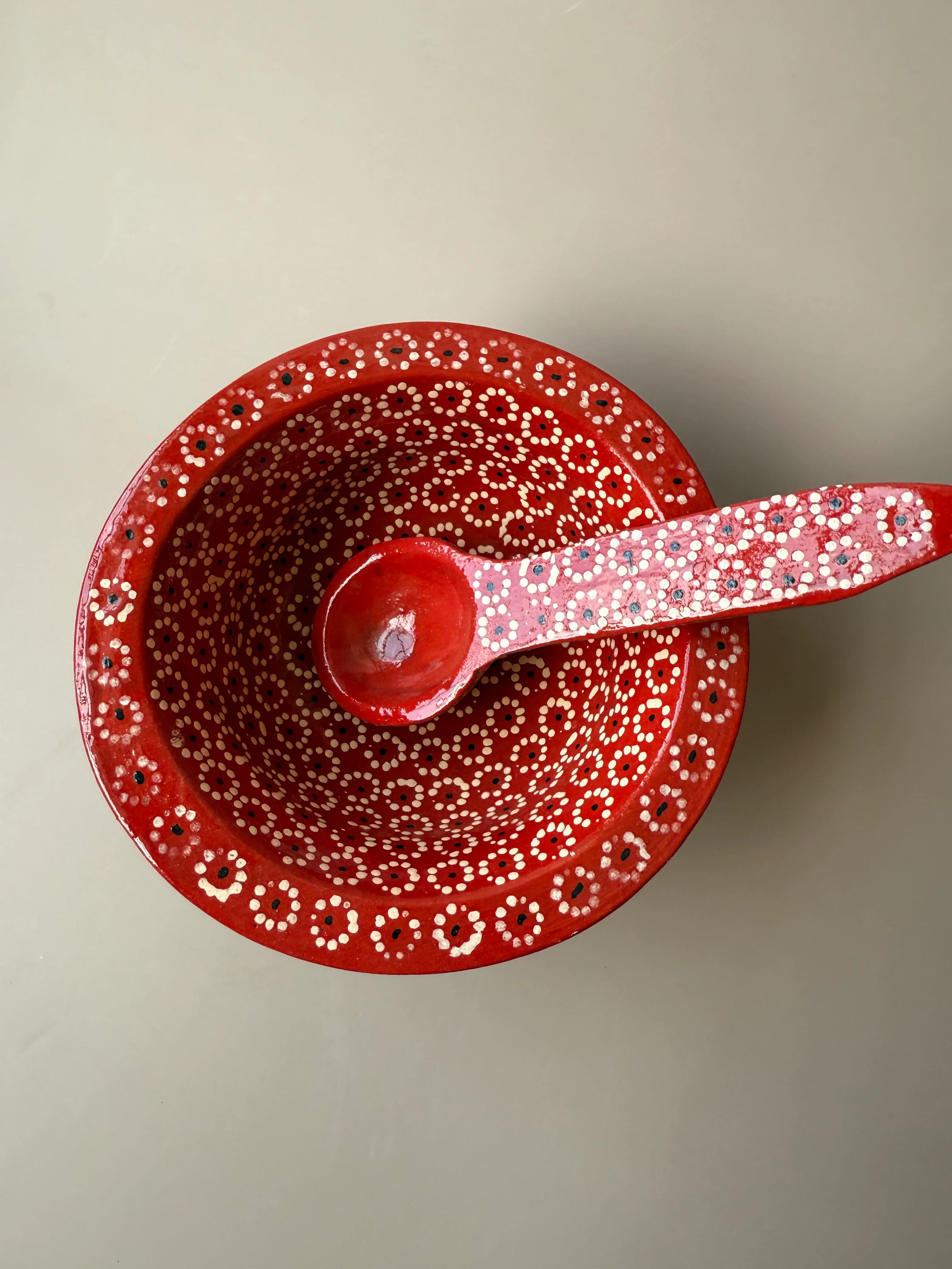 Michoacan Mexican Clay Molcajete Mexican Clay Bowl With Spoon Salsa Bowl With Spoon Traditional Mexican Bowl