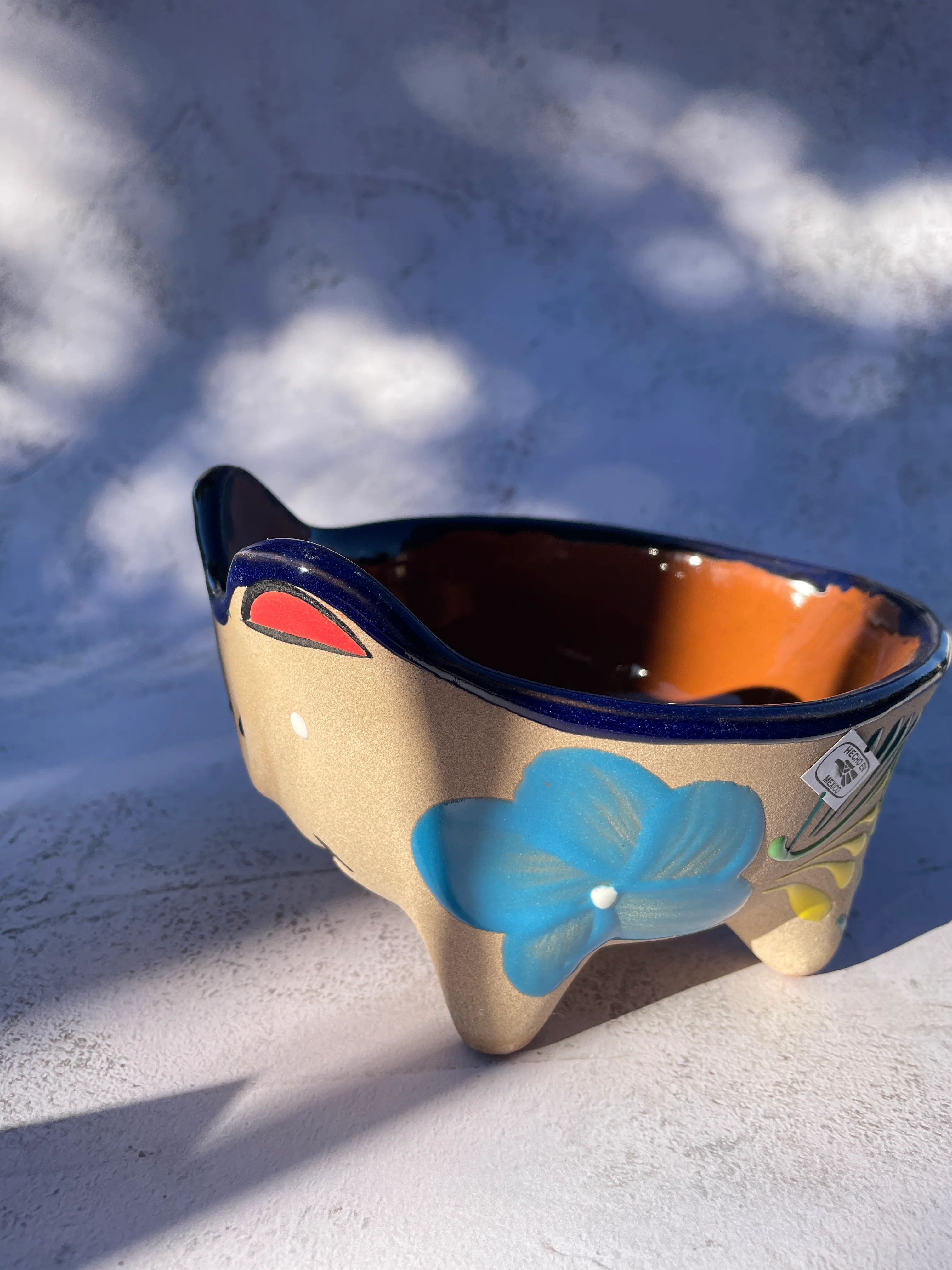 Jalisco Mexican Salsa Bowl Mexican Marranito Bowl Mexican Clay Bowl Piggy Bowl Marranito