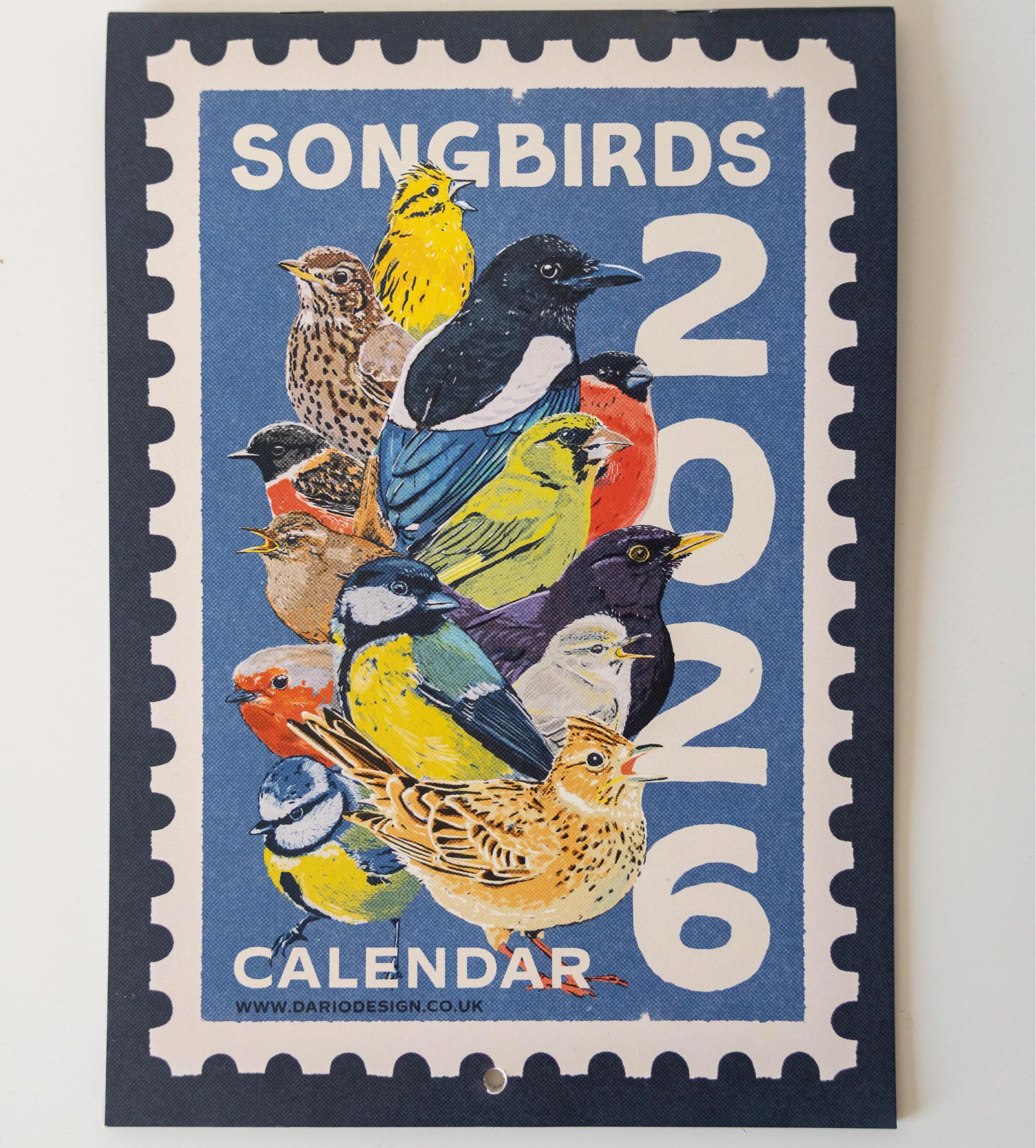 Songbirds - 2026 retro illustrated calendar