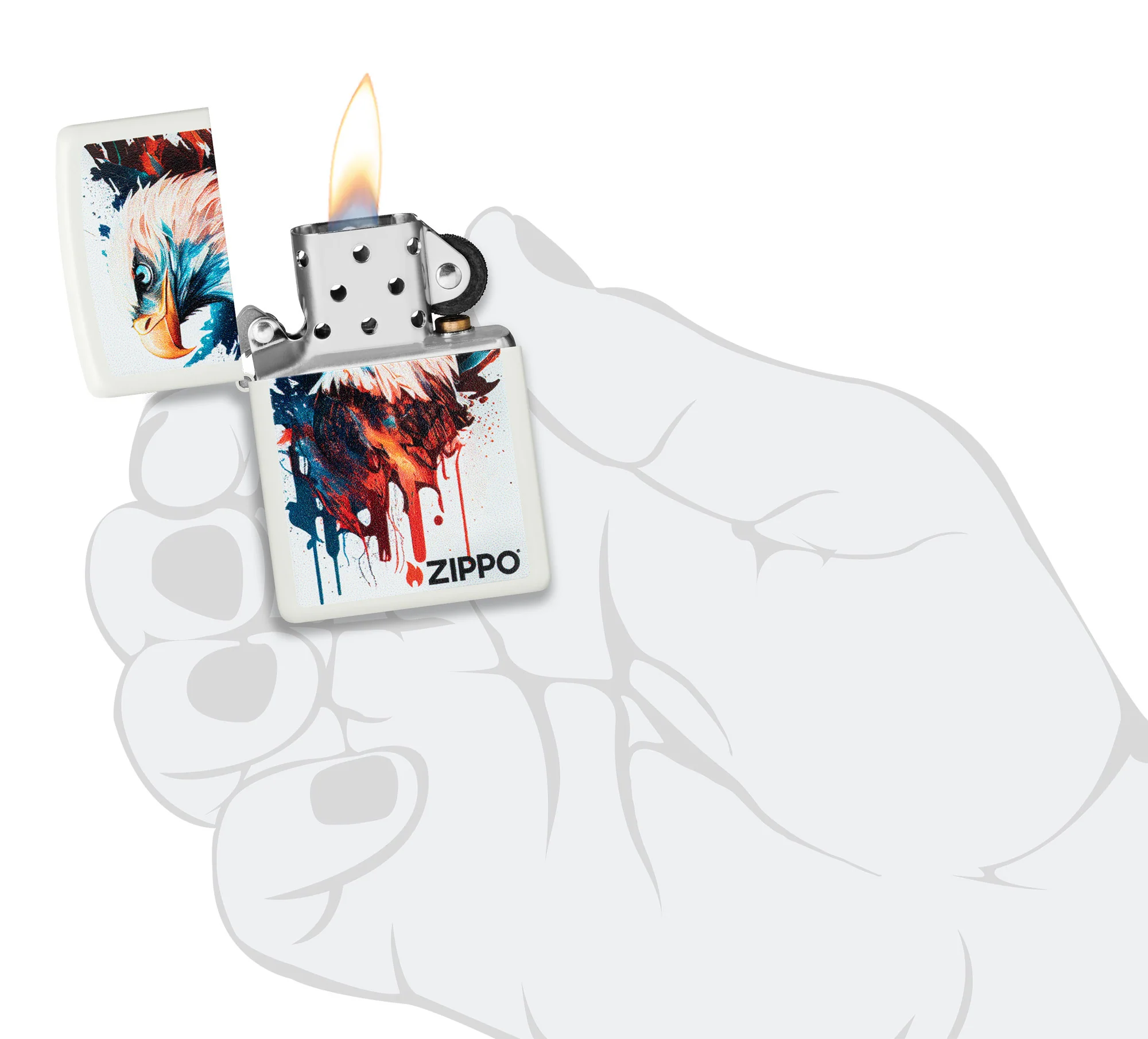 Painted Eagle Design