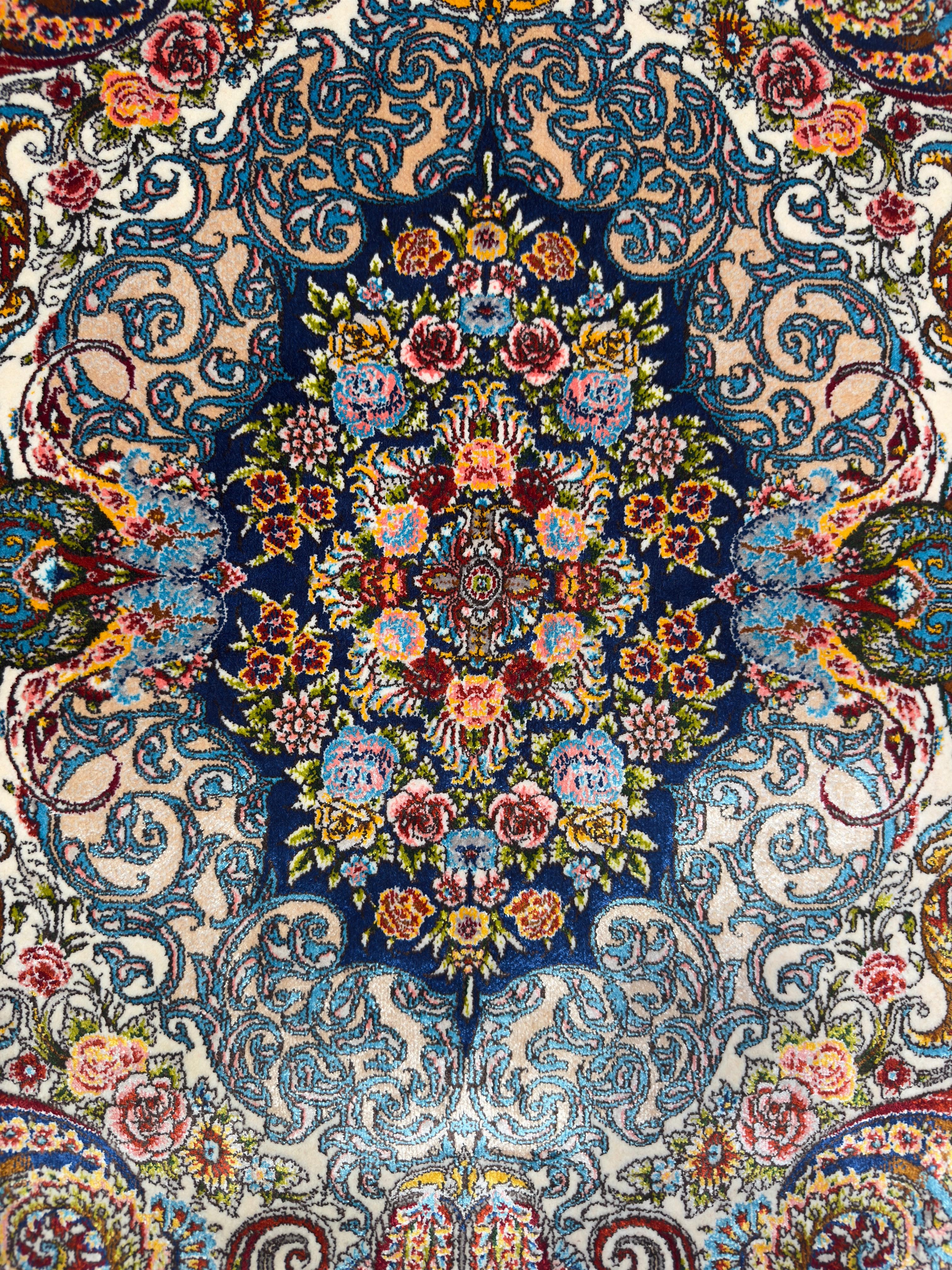 Pure Silk Persian Rug