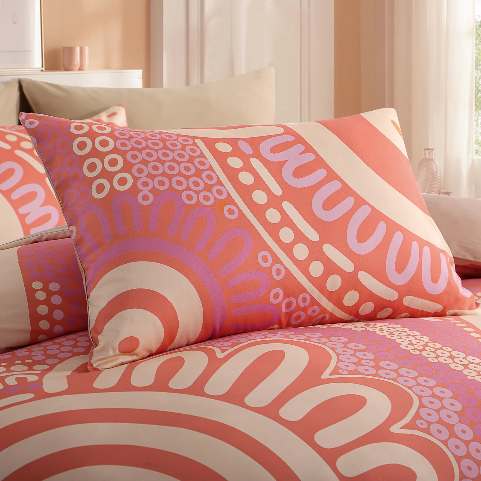 Quilt Cover Set: Sunset 100% Cotton