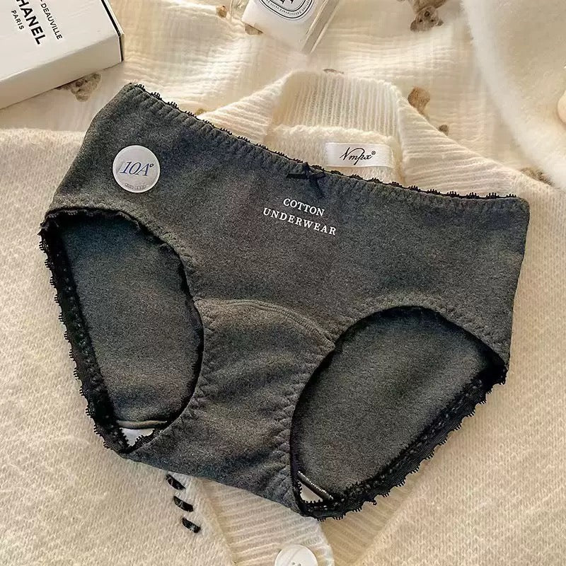 Antibacterial Pure Cotton Mid-Rise Breathable Panties