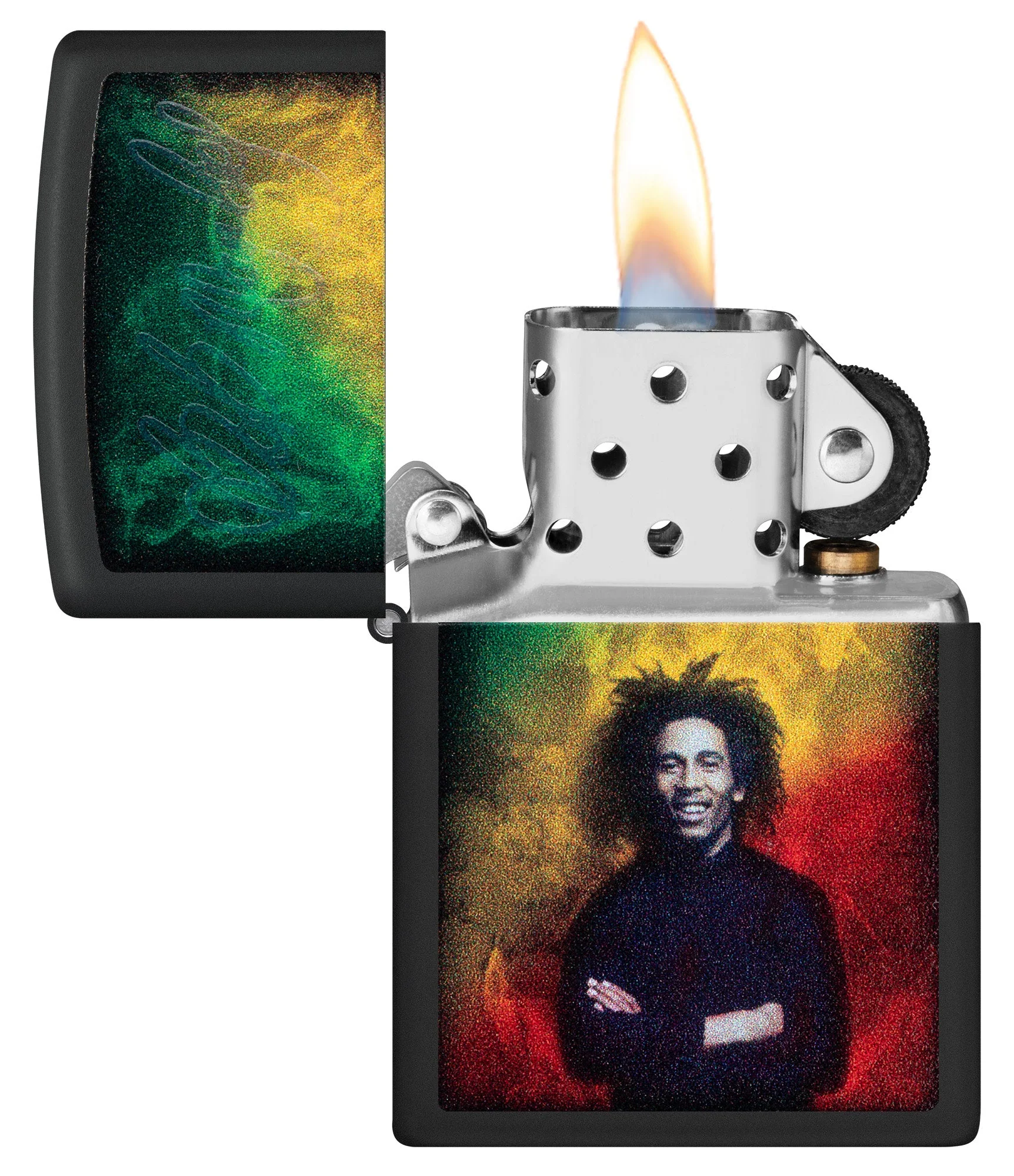 Bob Marley Black Light Signature Design