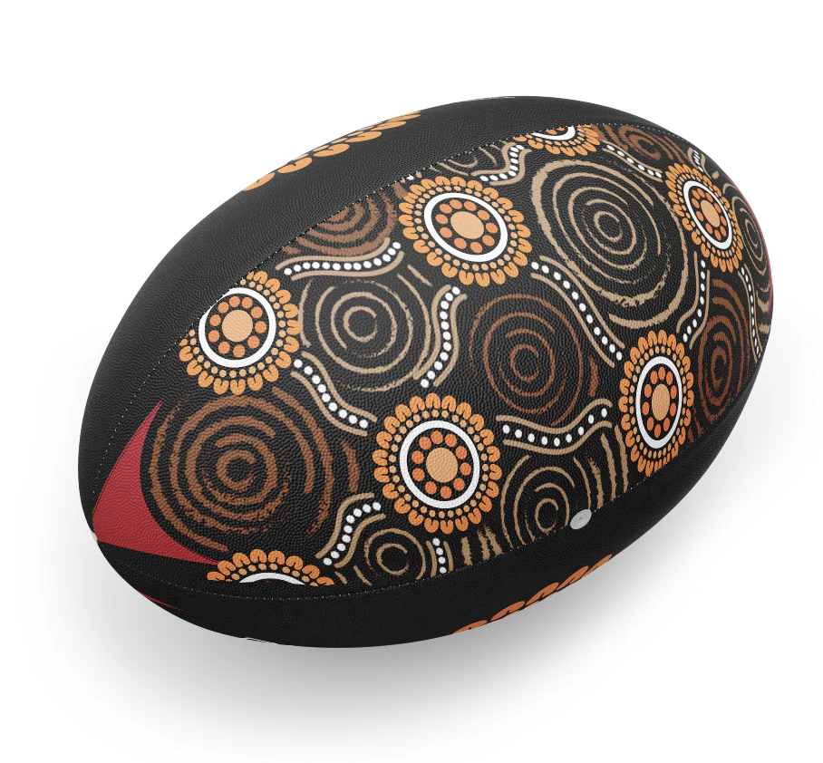 NRL Footy- Red/Orange