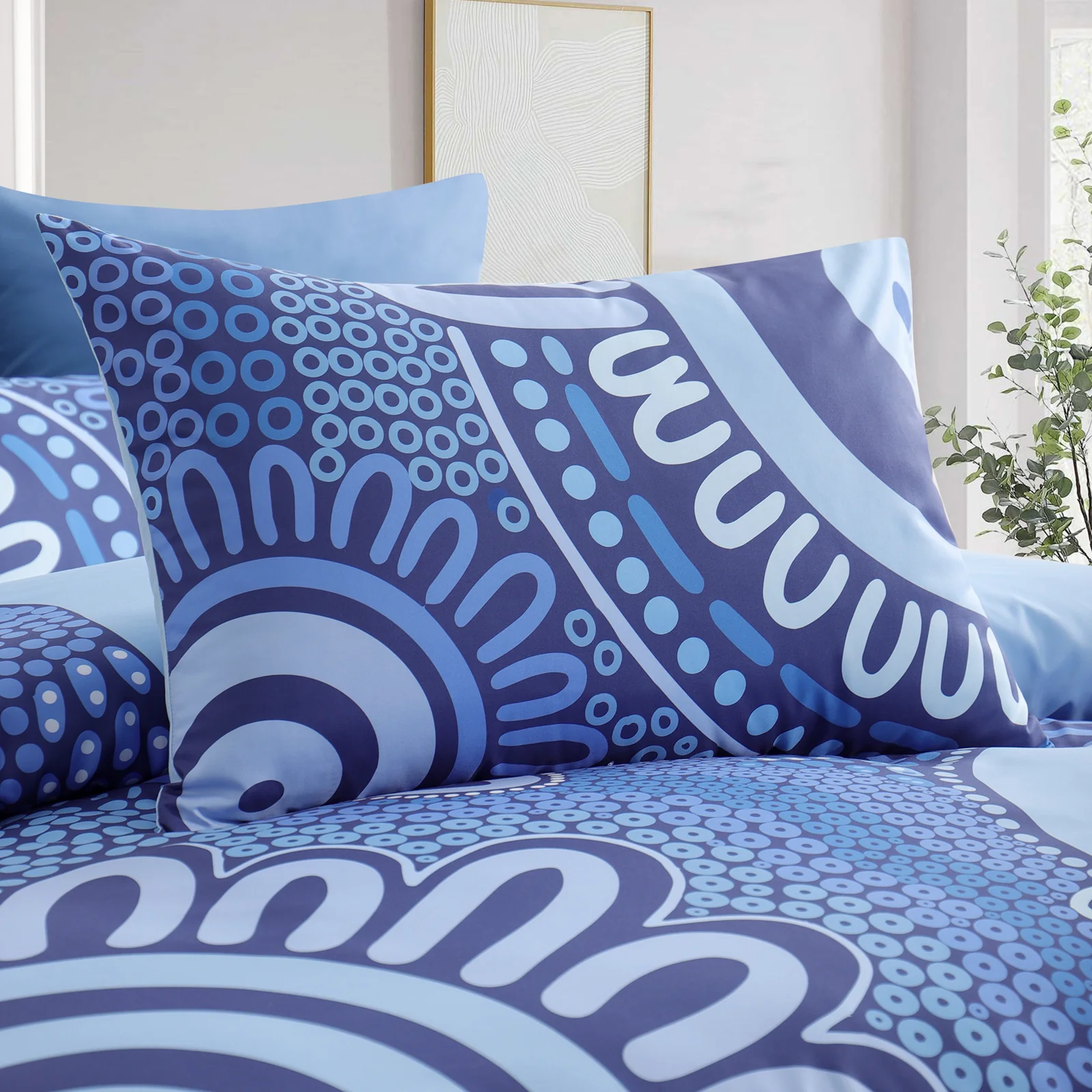Quilt Cover Set- Waterways: Blue 🌀