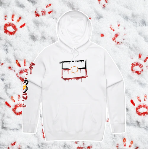 White- Paint Dripping Graffiti Flag™️ Logo