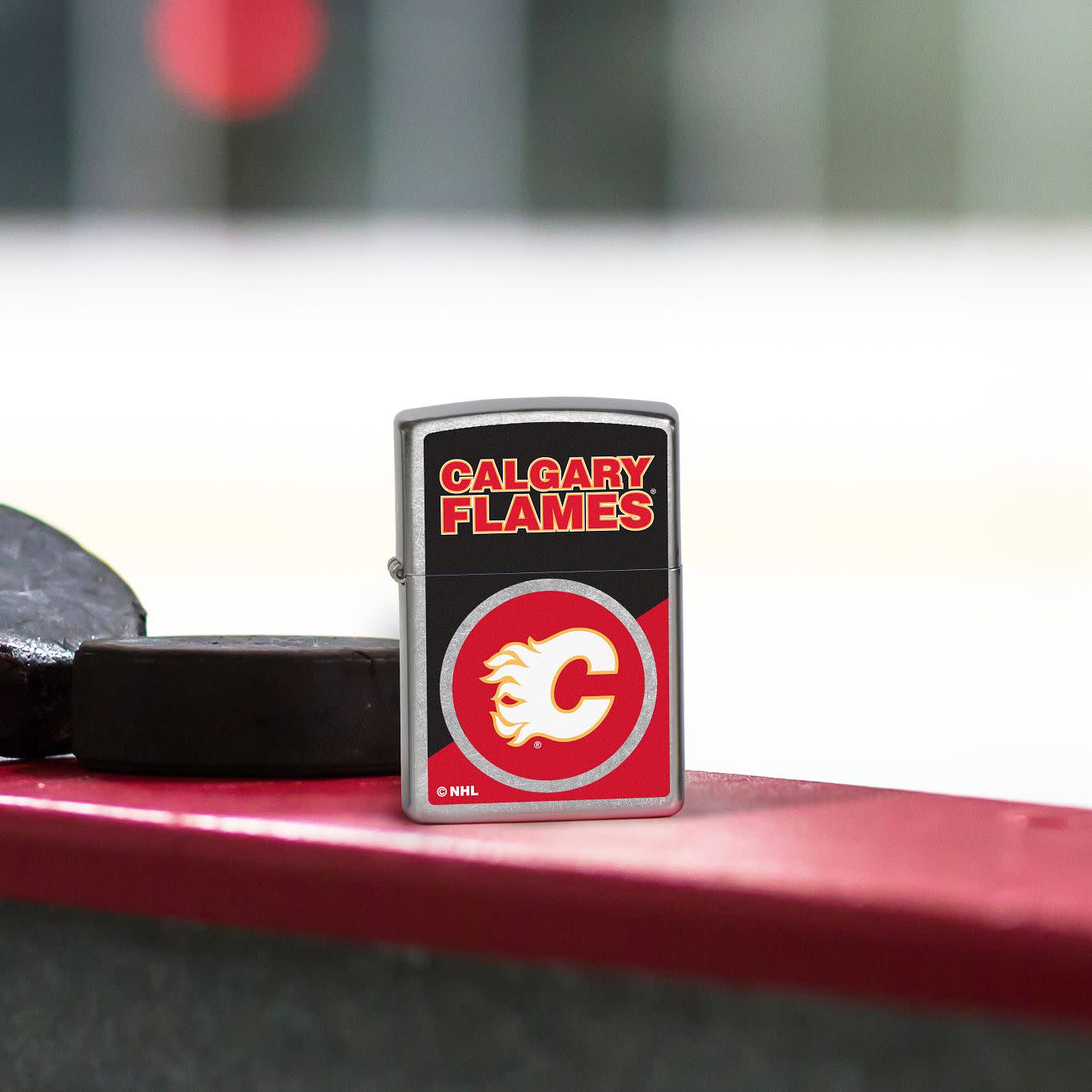 Calgary Flames® Colorblock Logo Design