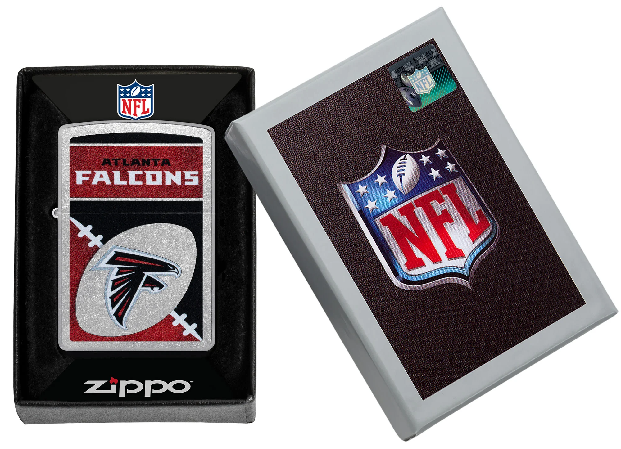 NFL Atlanta Falcons Chrome Logo Design