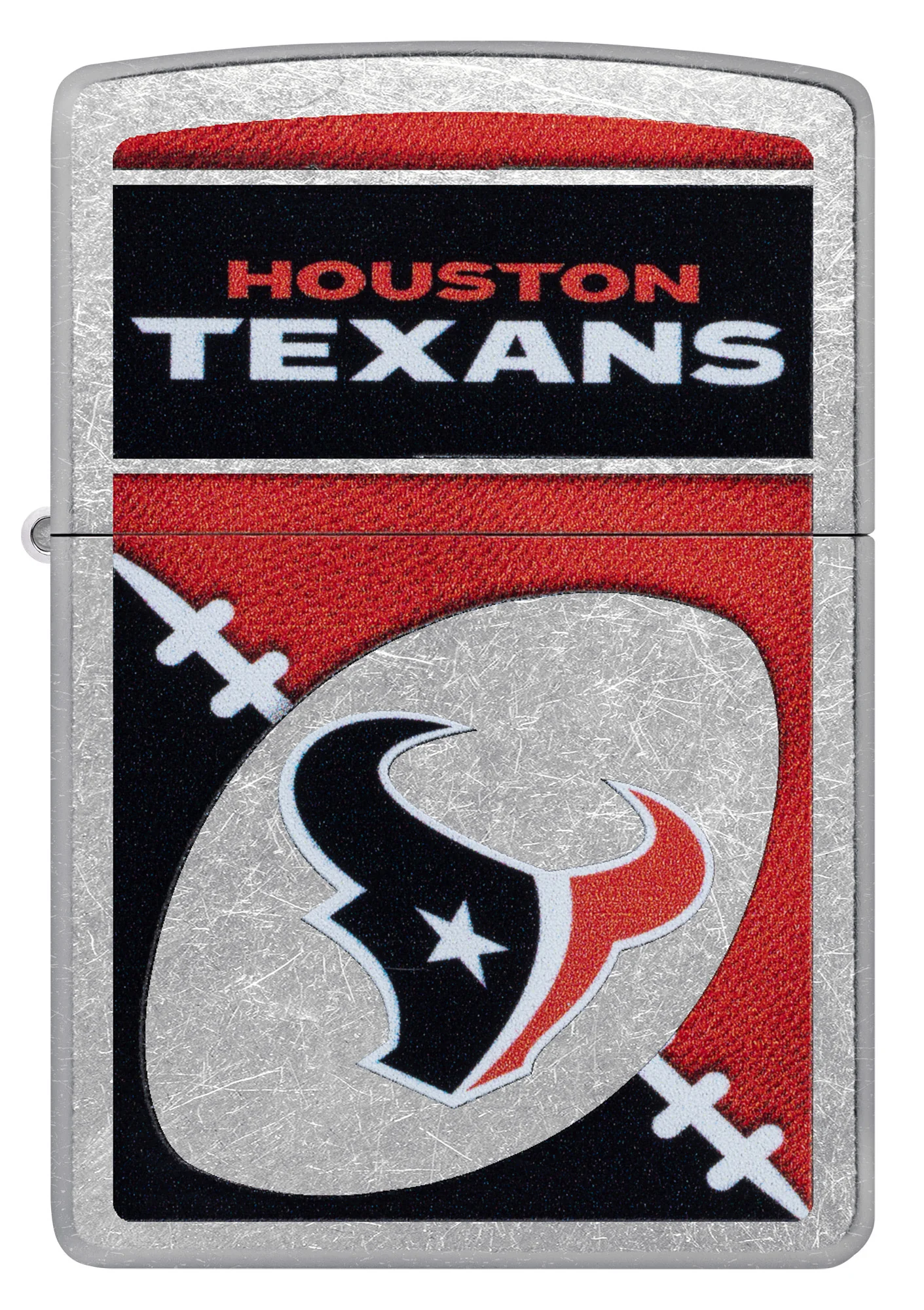 NFL Houston Texans Chrome Logo Design