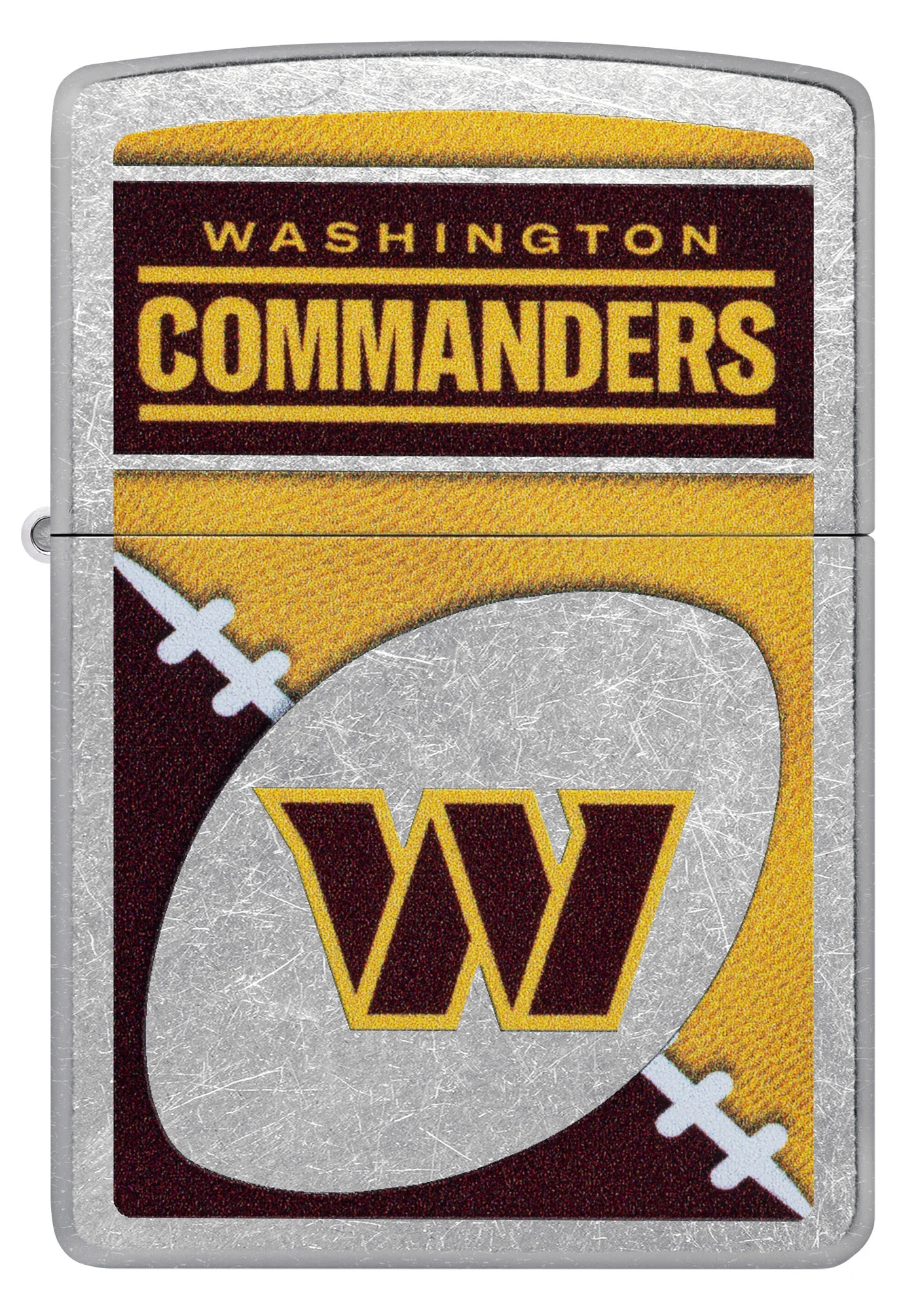 NFL Washington Commanders Chrome Logo Design