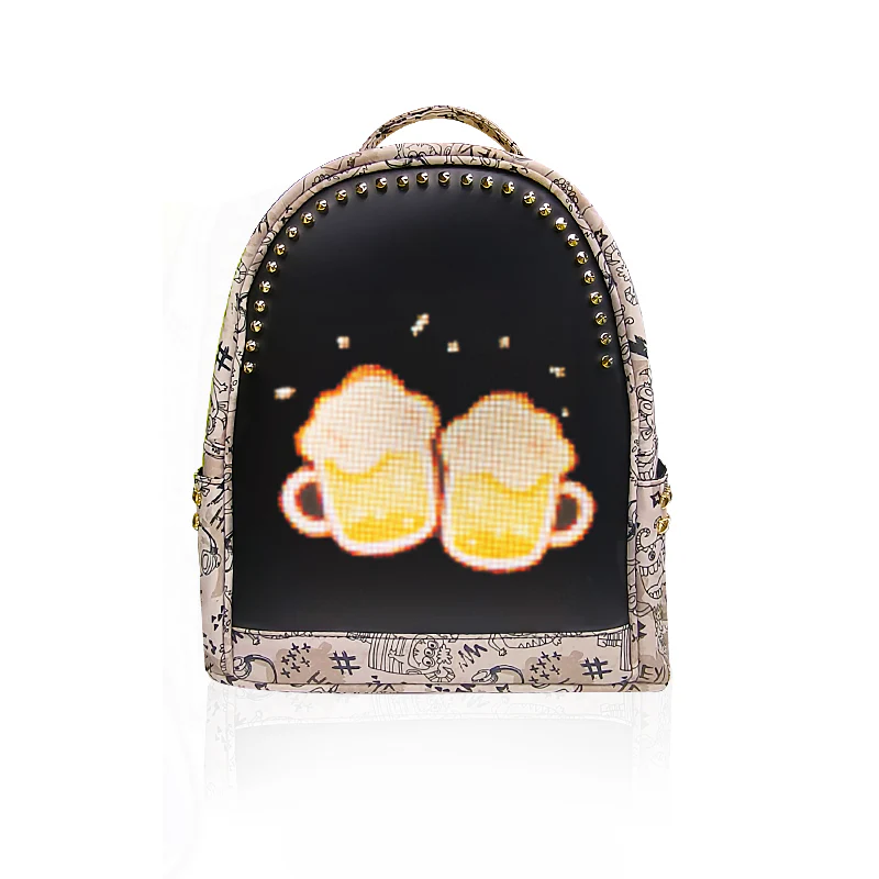 CRELANDER LED Backpack Women's backpack