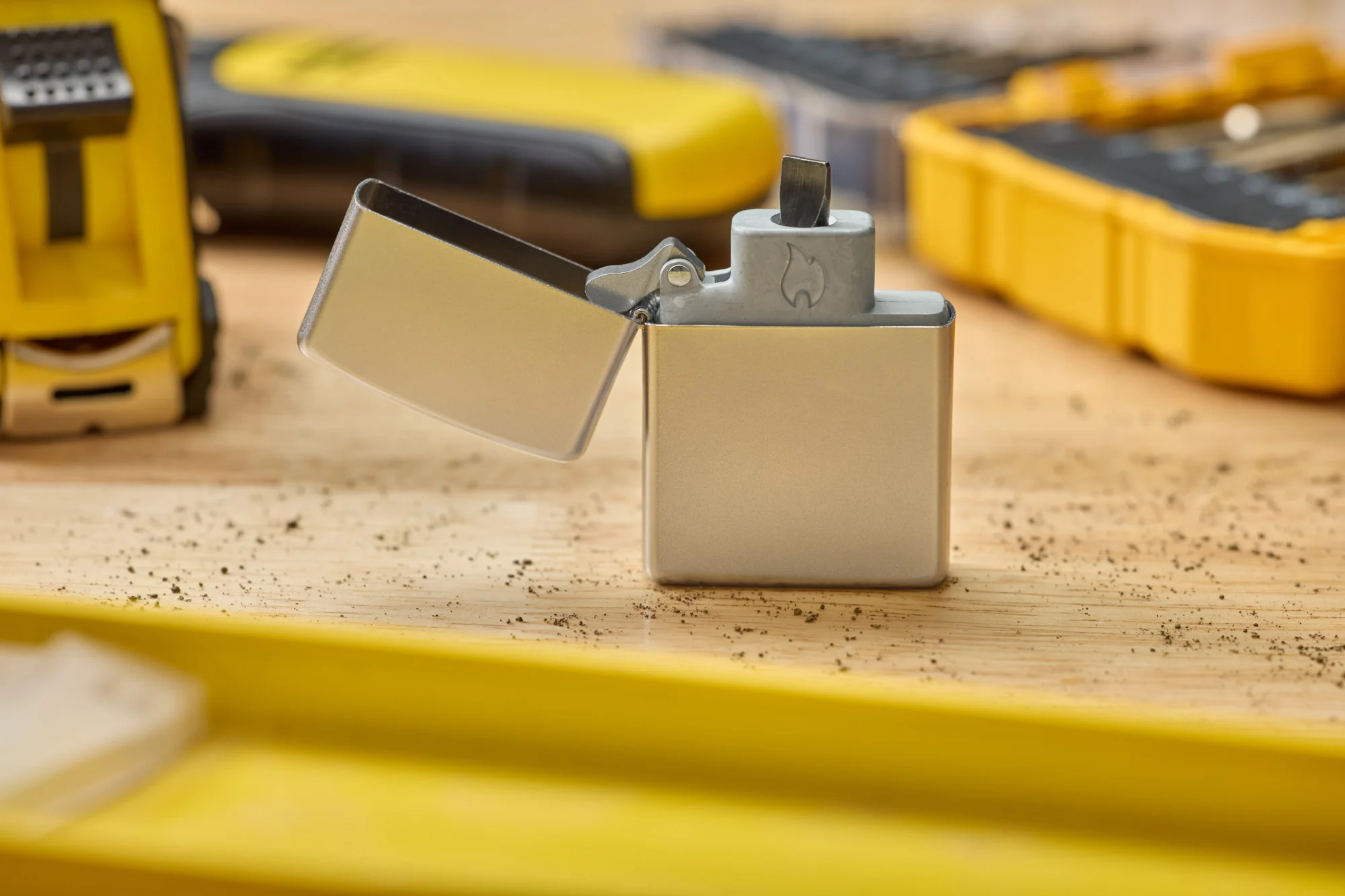 Bit Safe Screwdriver with Satin Chrome Case