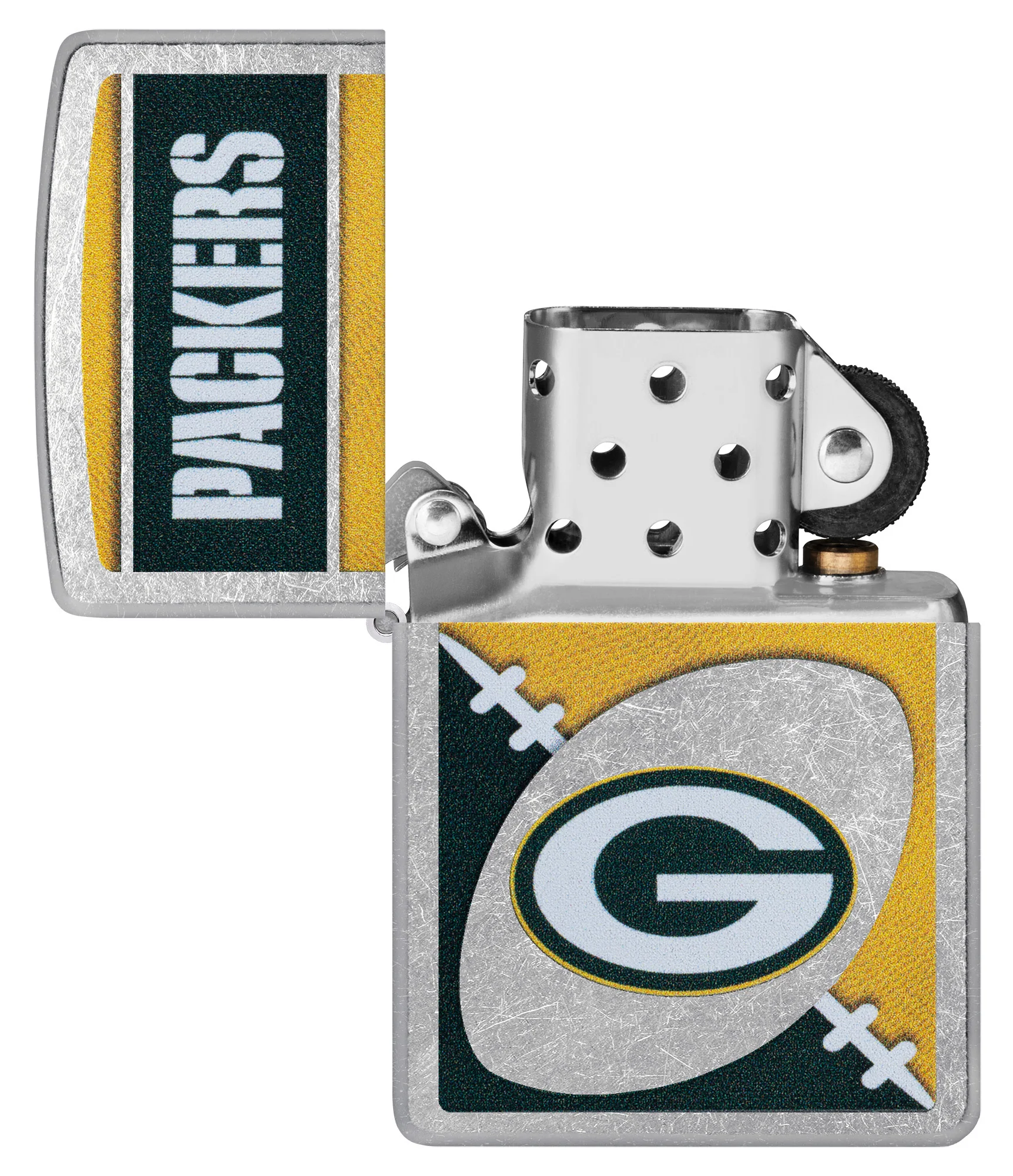 NFL Green Bay Packers Chrome Logo Design