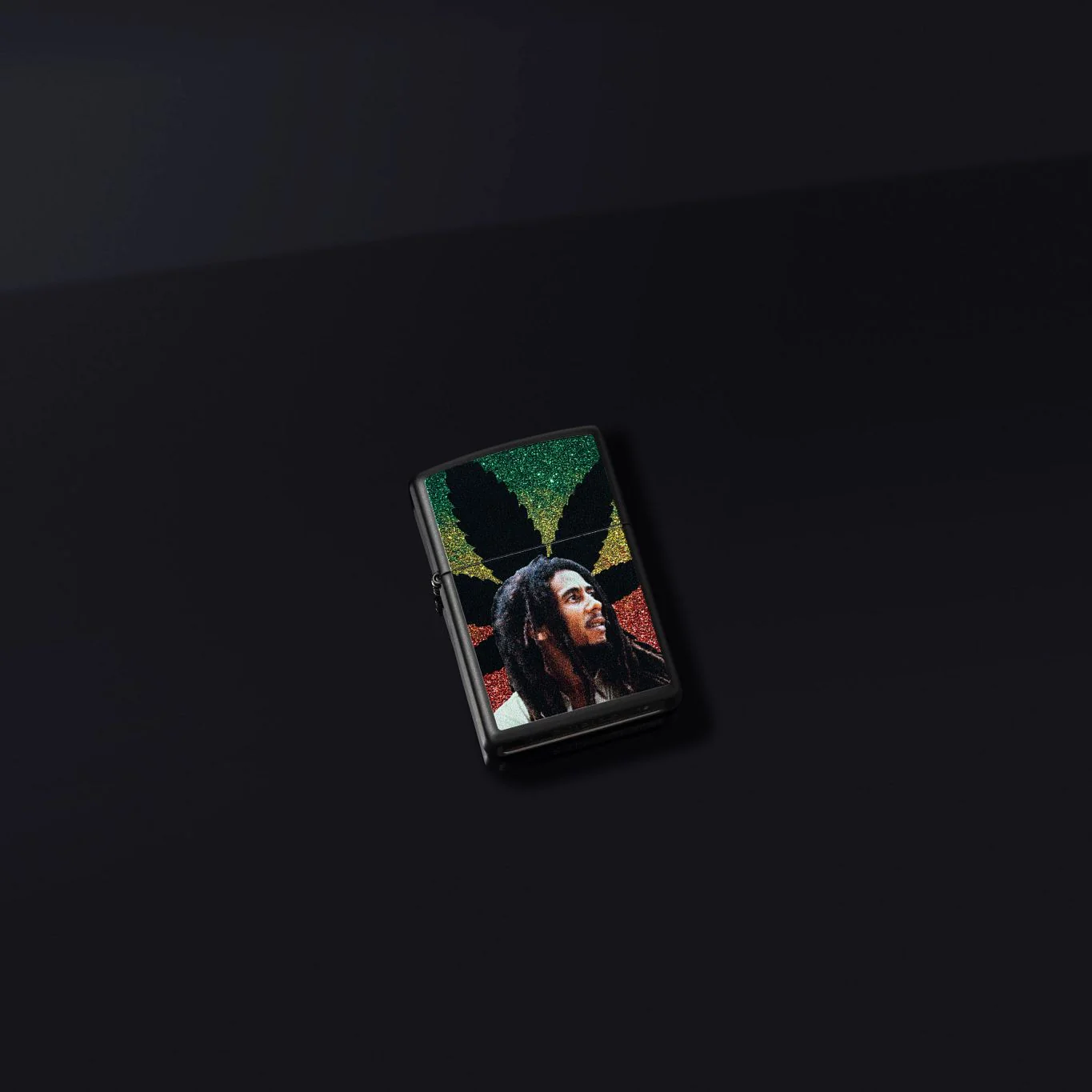 Bob Marley Leaf Silhouette Design