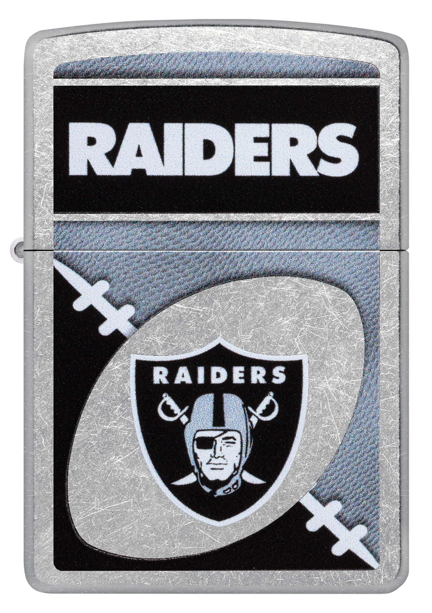 NFL Las Vegas Raiders Chrome Logo Design