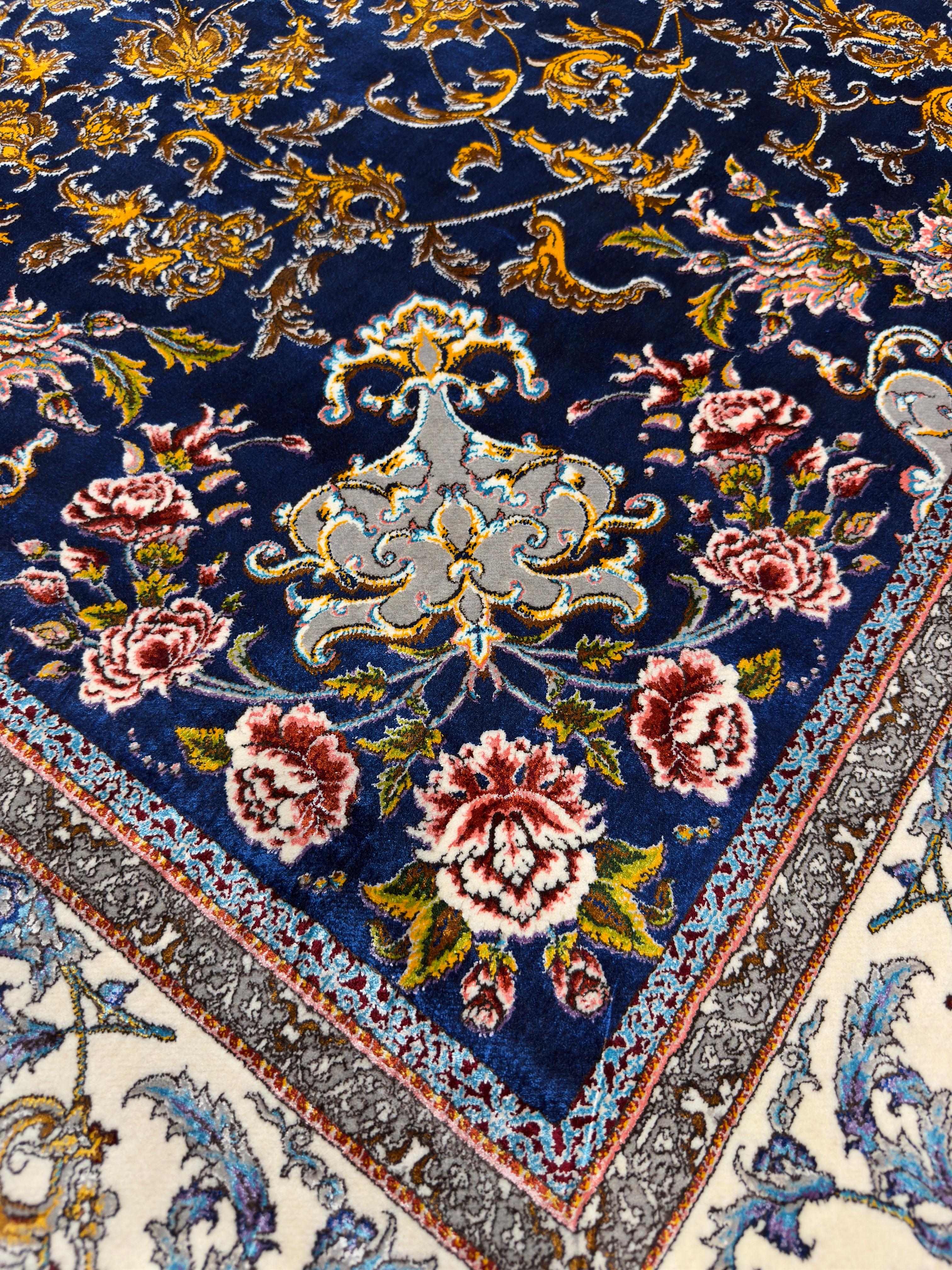 Fine Silk Persian Rug