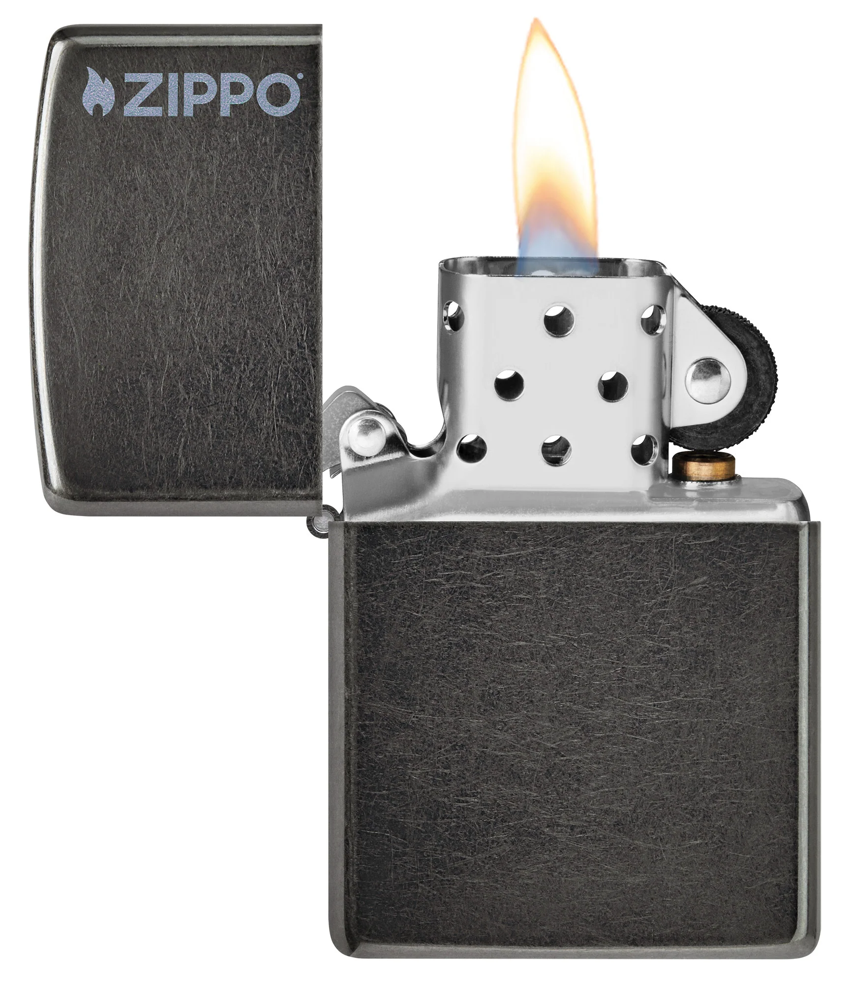 Classic Grey Zippo Logo