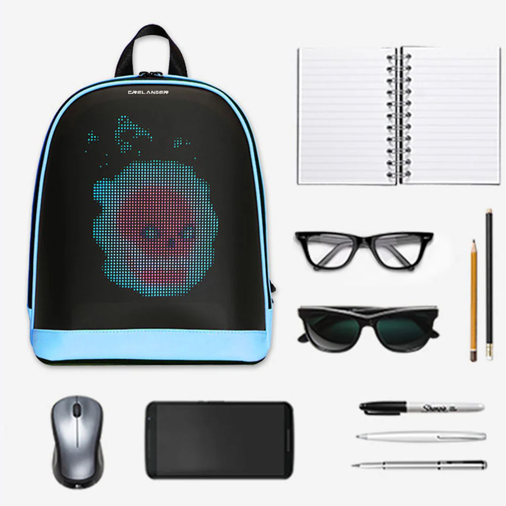 CRELANDER T7 LED  Women's Backpacks girl child LED bag