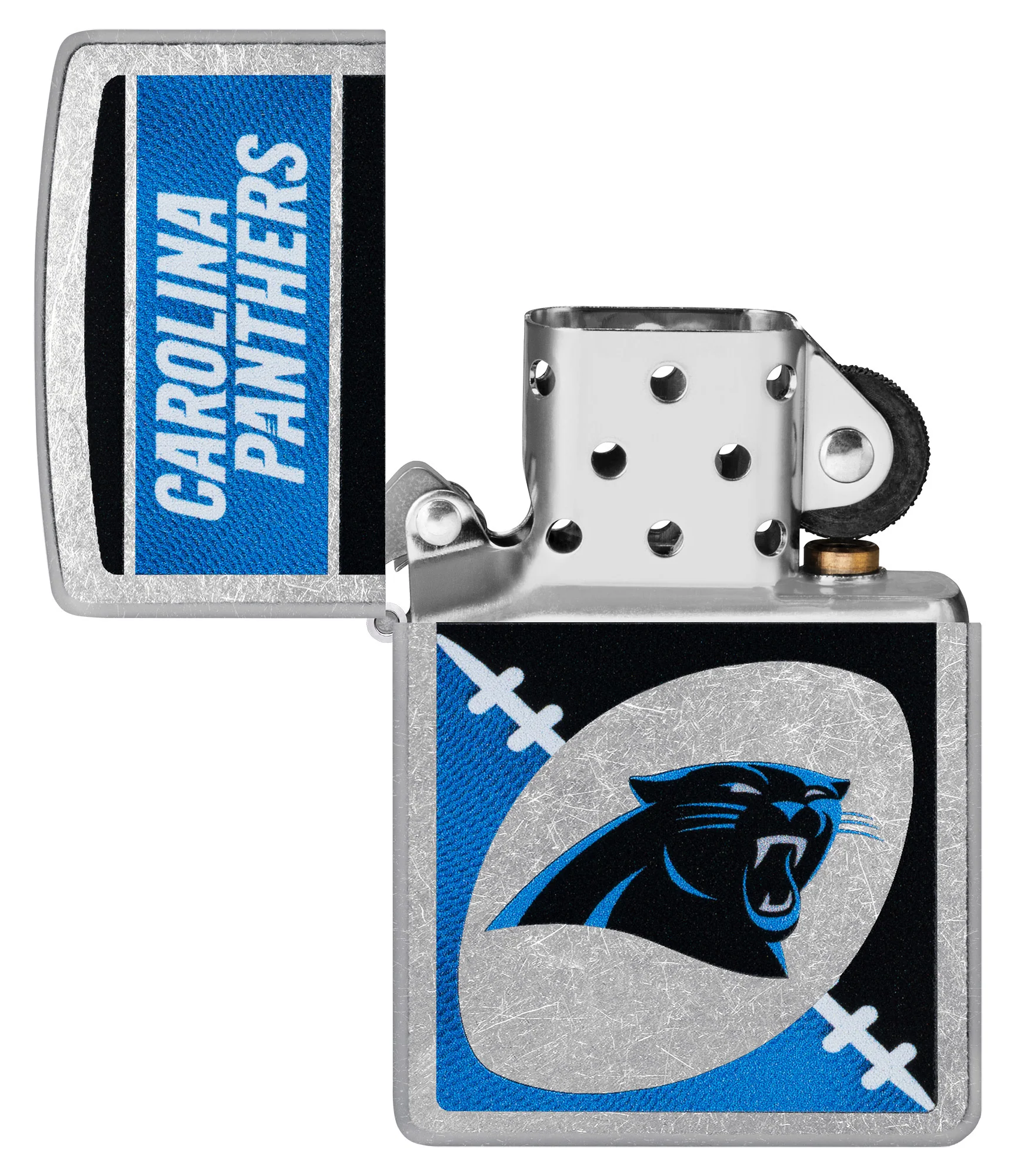 NFL Carolina Panthers Chrome Logo Design