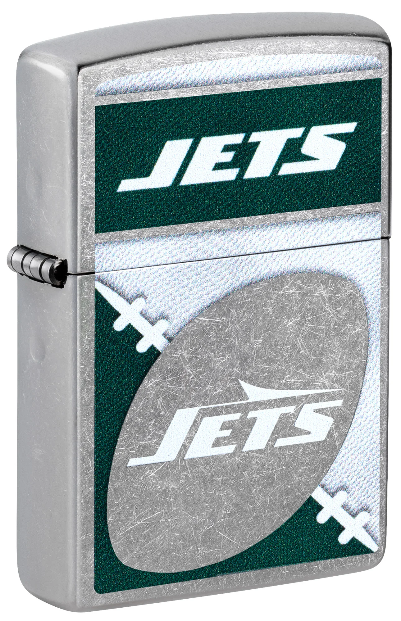 NFL New York Jets Chrome Logo Design
