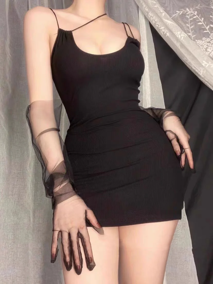 Tight Crotchless Wrap Hip Bodysuit