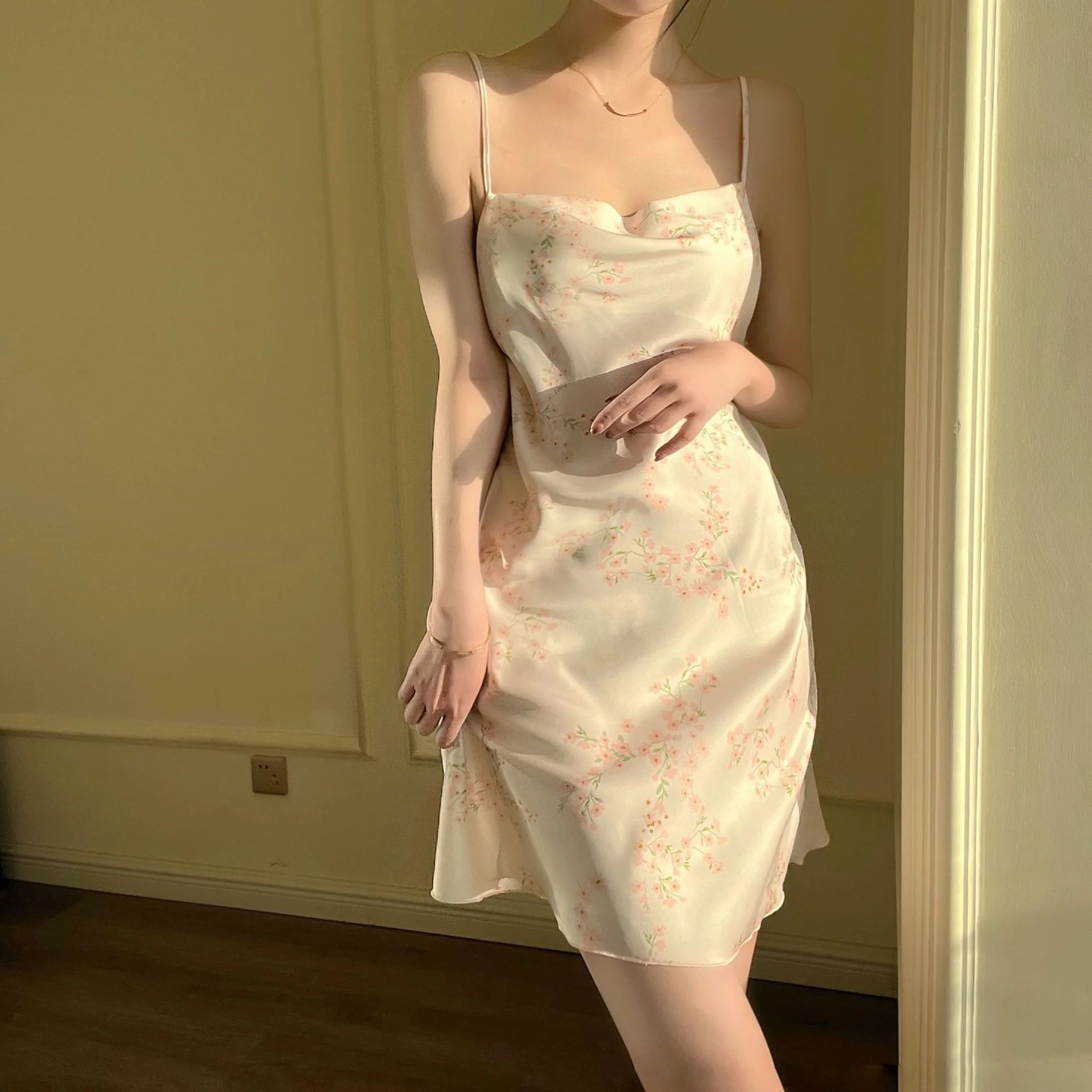 Silk Petal Slumber Luxe Comfy Nightgown