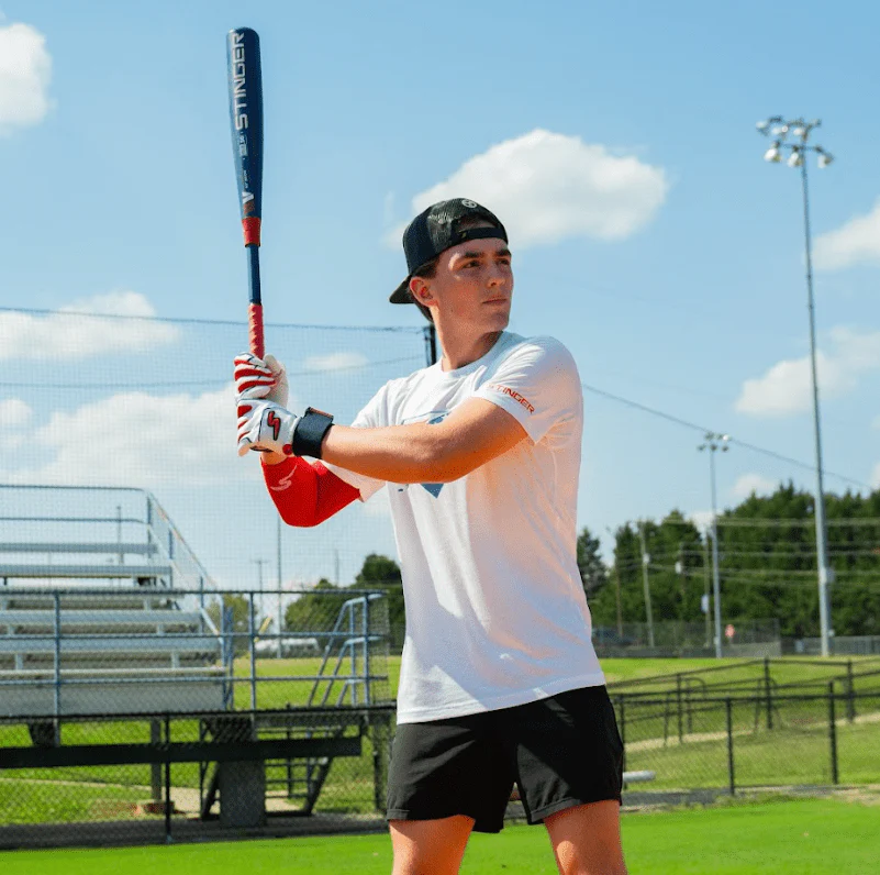 Winder Series Batting Gloves - Red, White & True