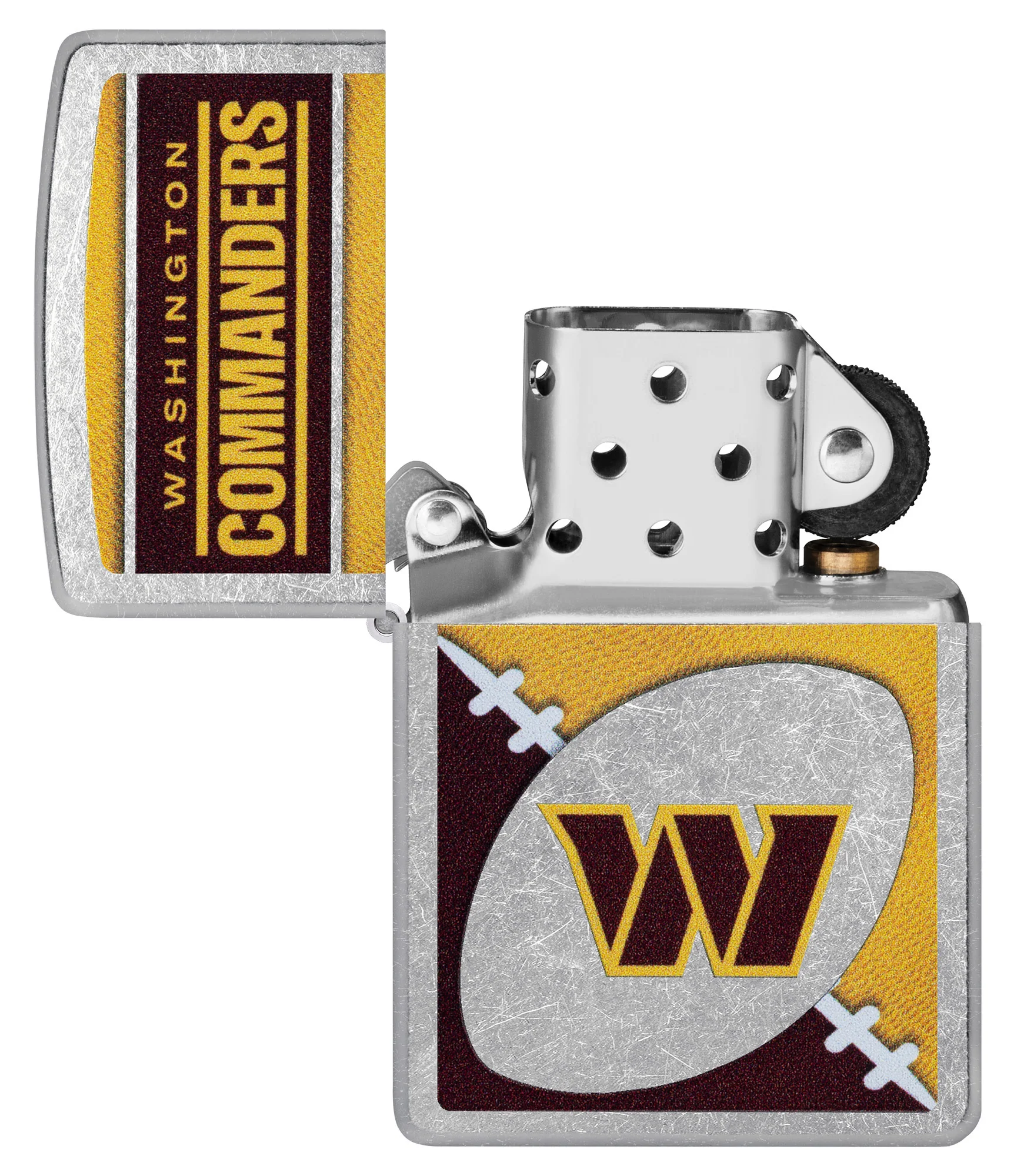NFL Washington Commanders Chrome Logo Design