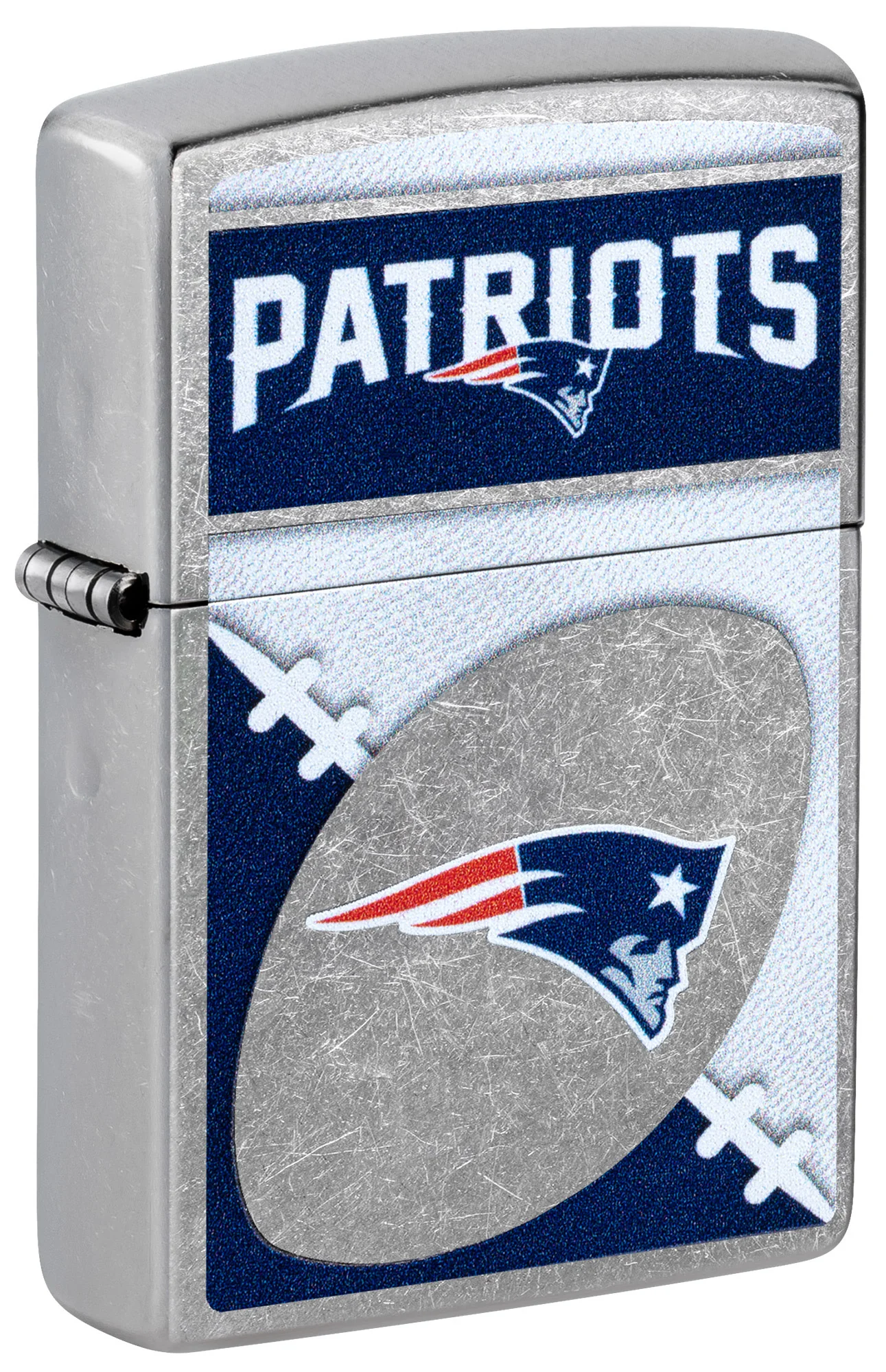 NFL New England Patriots Chrome Logo Design