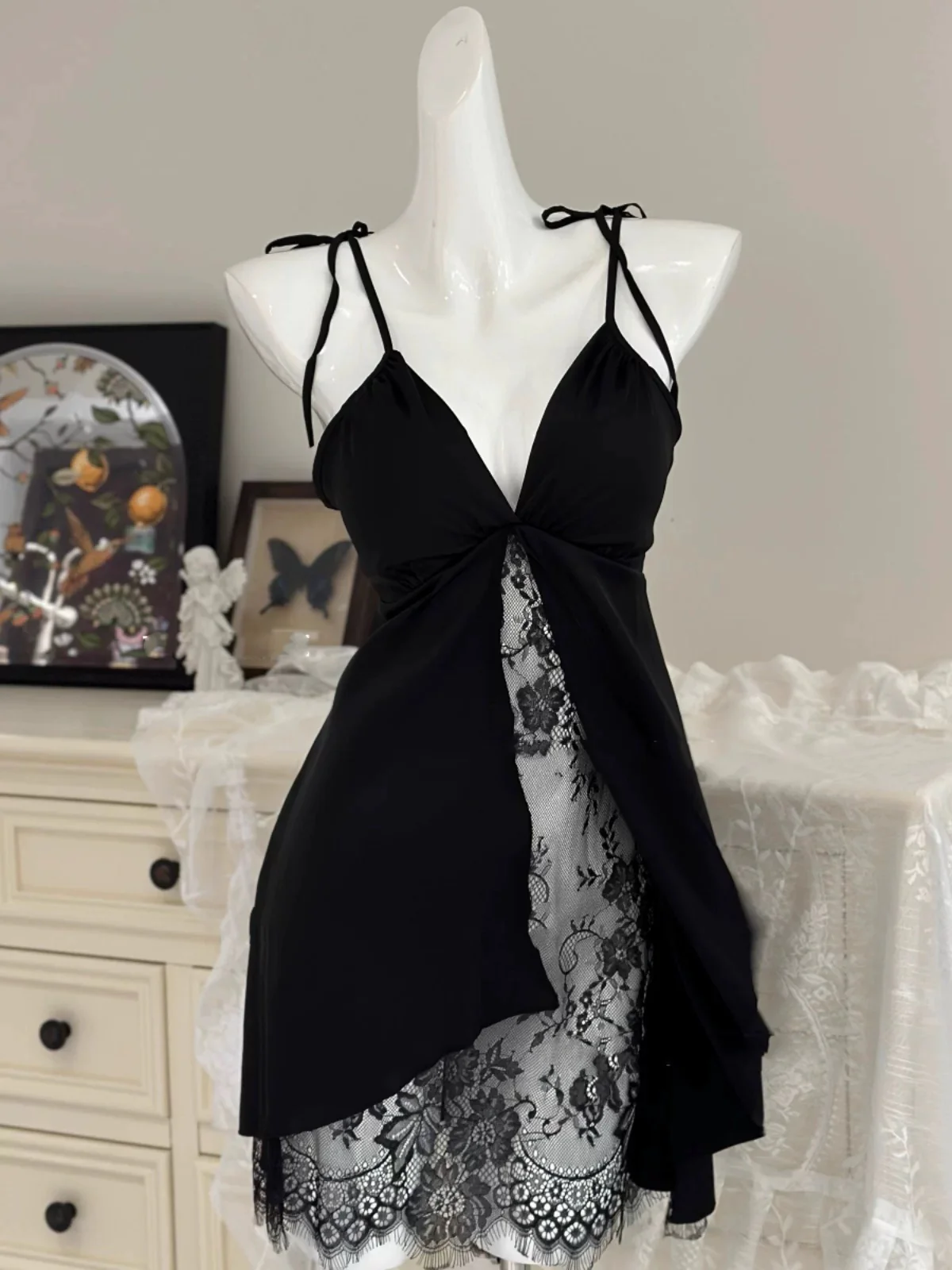 Premium Seduction Satin Nightdress Set