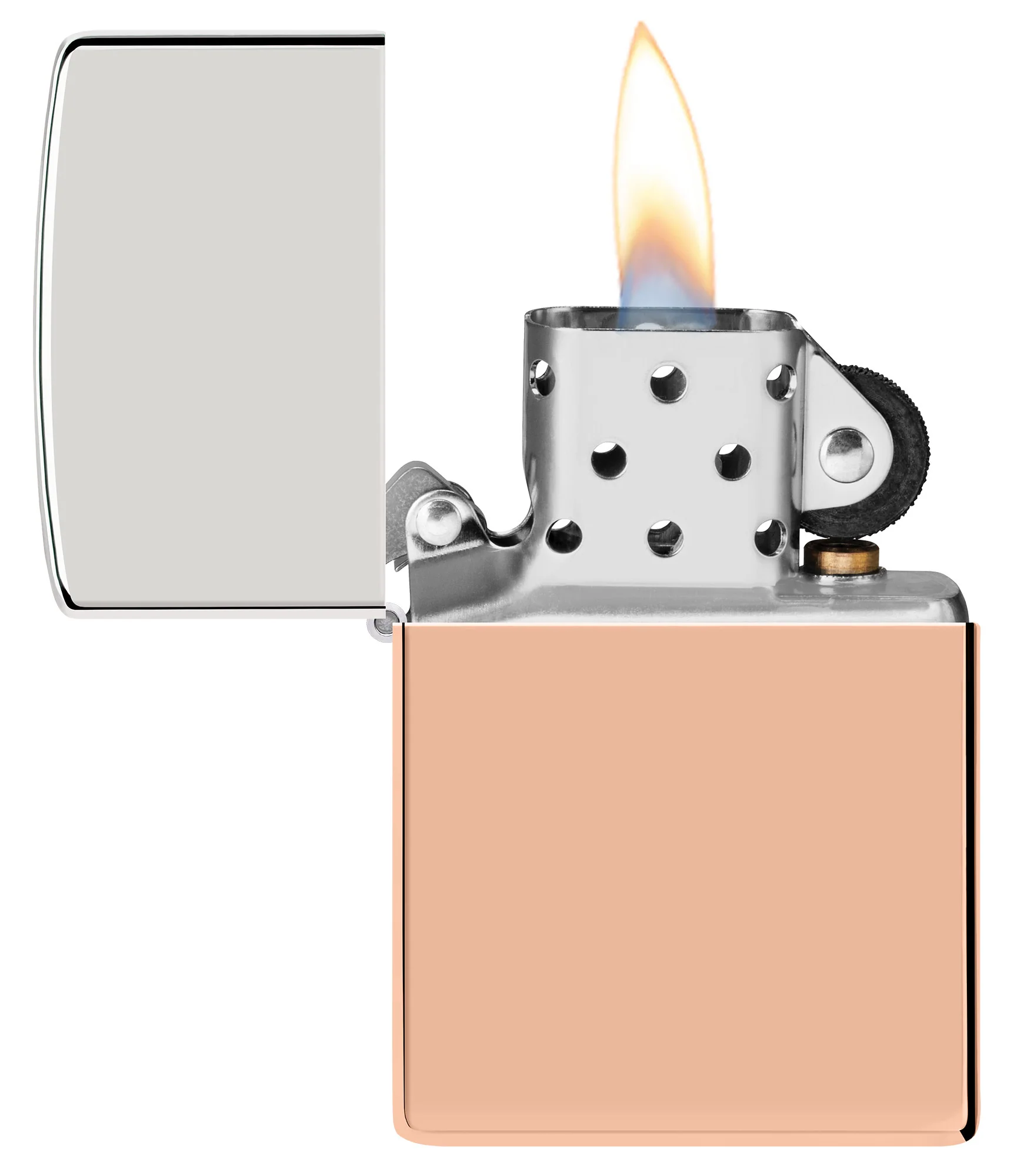 Bimetal Case Lighter - Sterling Silver Lid