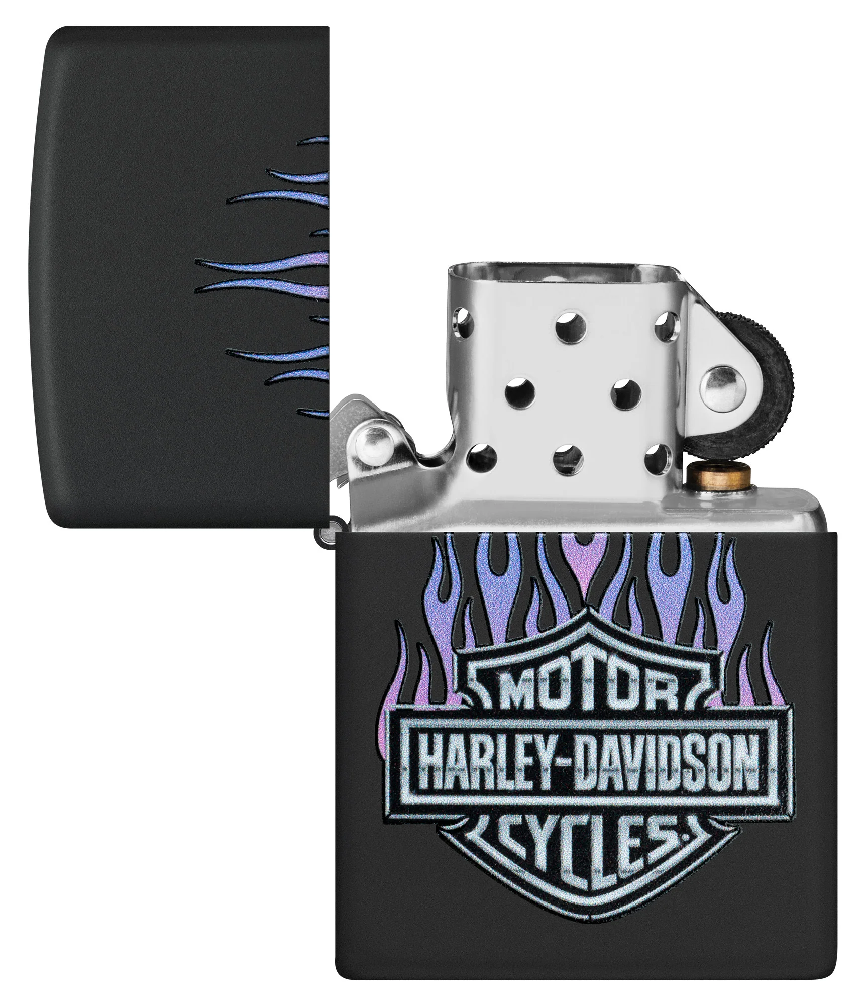 Harley-Davidson® Purple Flames Design
