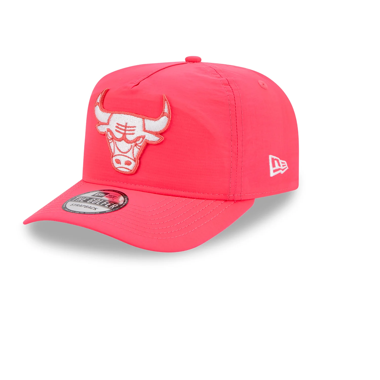 Chicago Bulls New Era Nylon Adjustable Pink Golfer