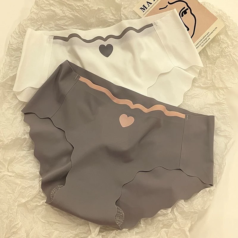 Cutie Girl Ice Silk Seamless Comfy Underwear