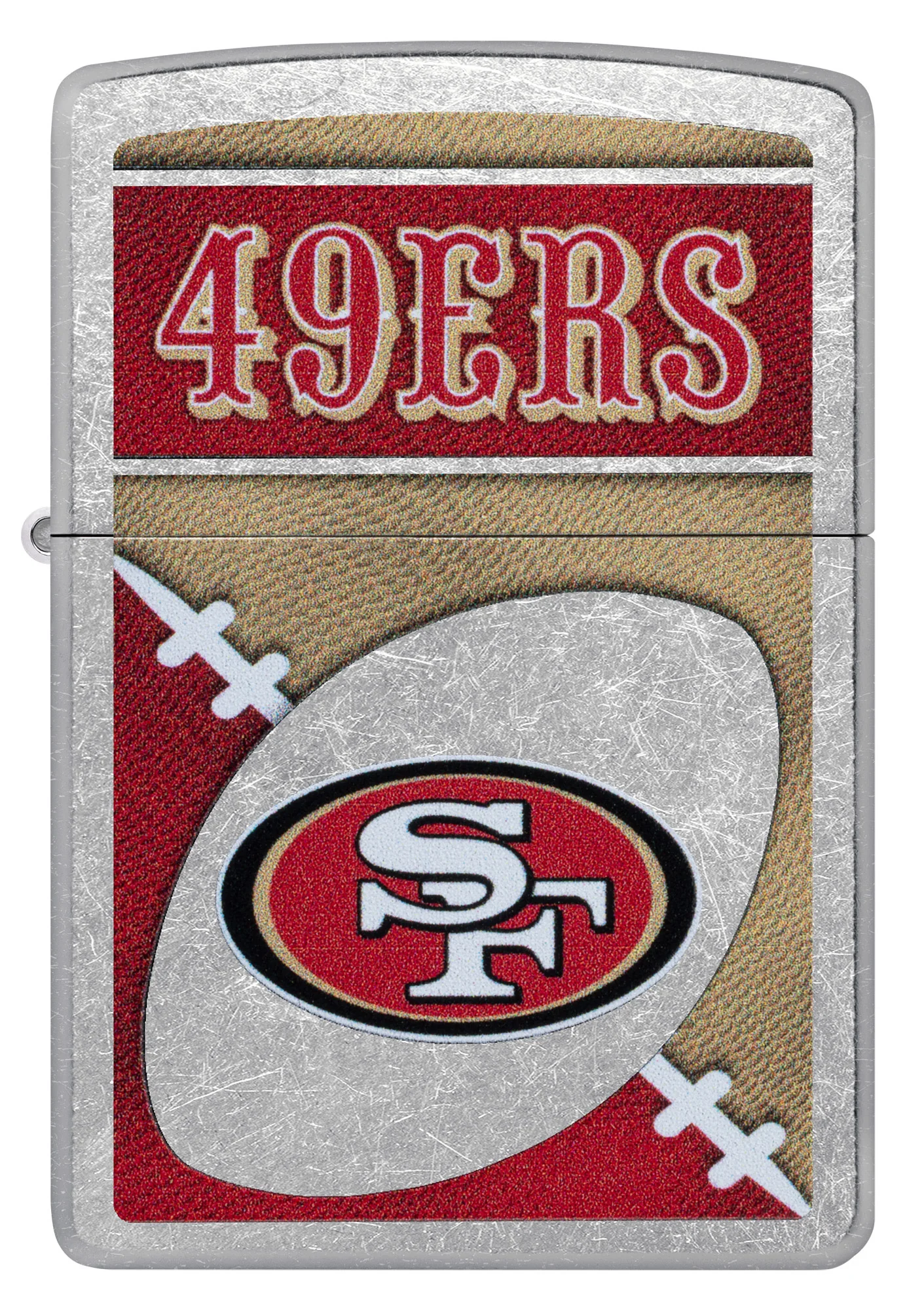 NFL San Francisco 49ers Chrome Logo Design