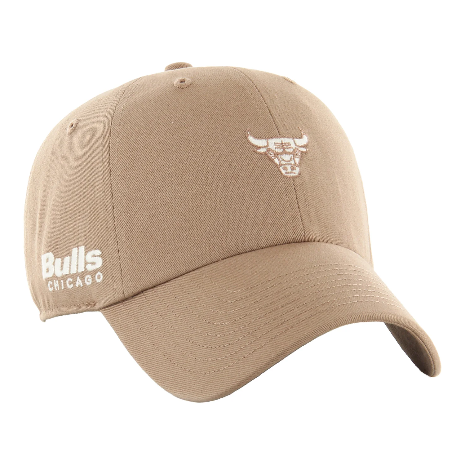 Chicago Bulls 47 Brand Foundational Mini Logo Clean Up Hat