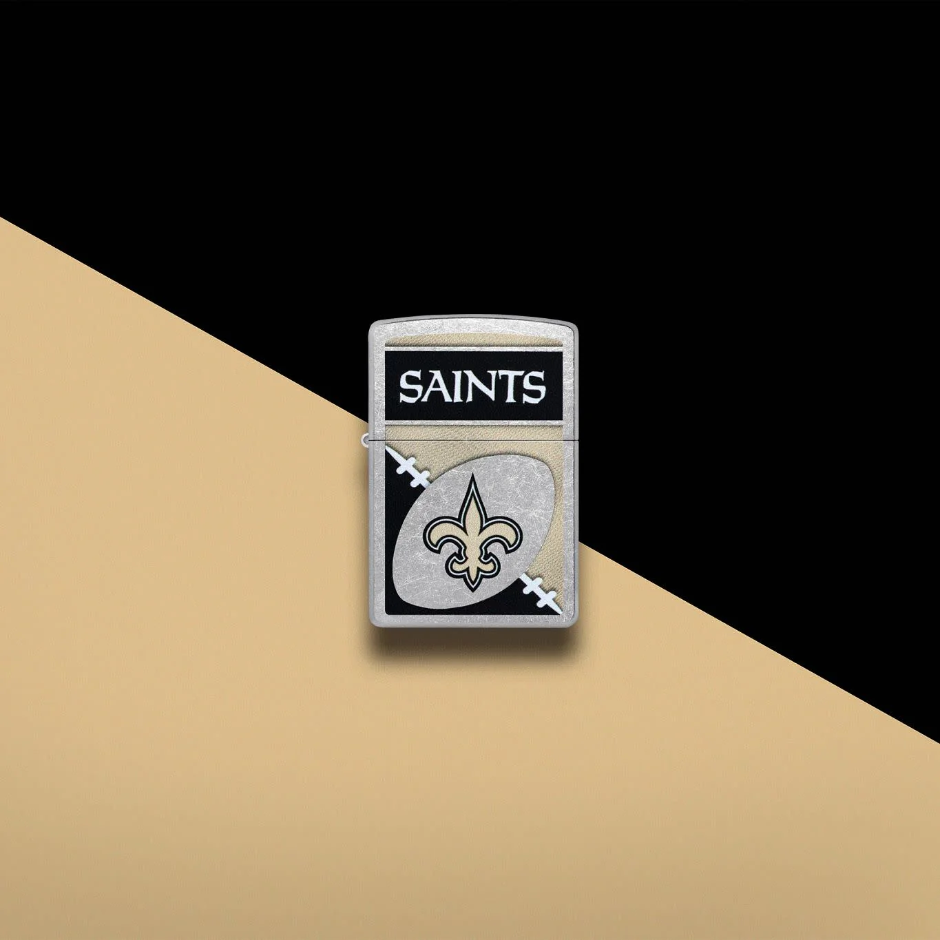 NFL New Orleans Saints Chrome Logo Design