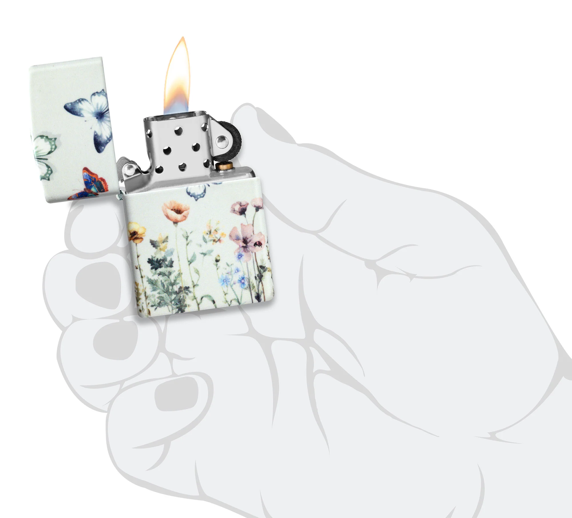 Glowing Butterflies Design