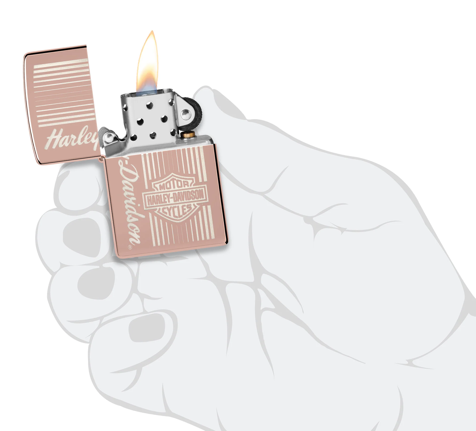 Harley-Davidson® Rose Gold Design