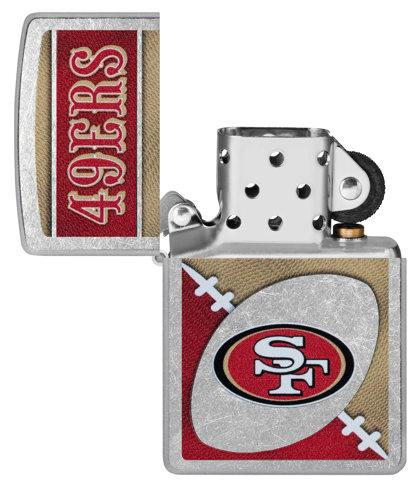 NFL San Francisco 49ers Chrome Logo Design