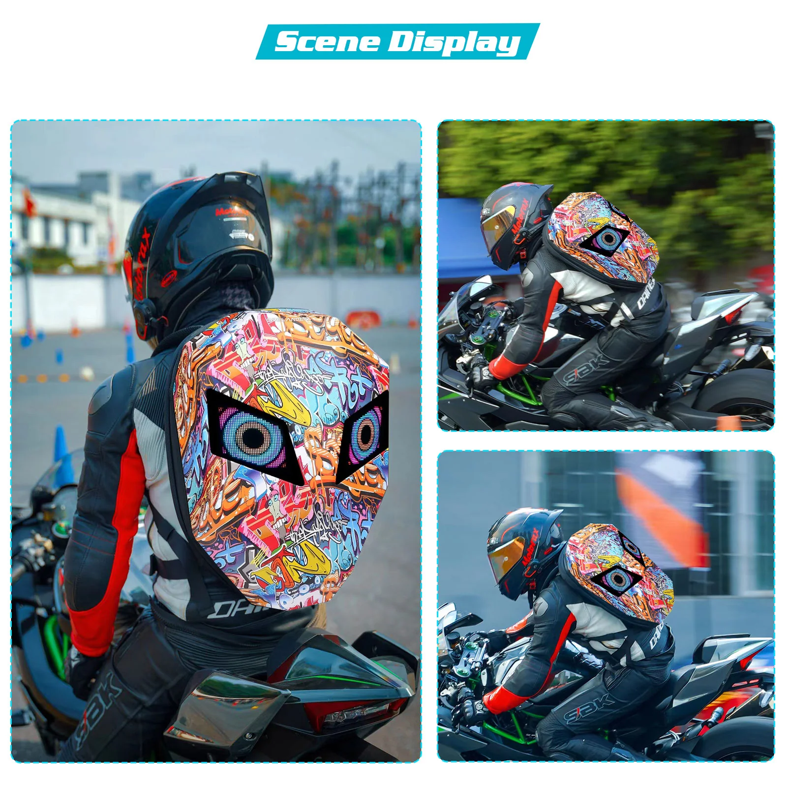 CRELANDER Super Cool Deadpool Style Knight LED Backpack Christmas gifts