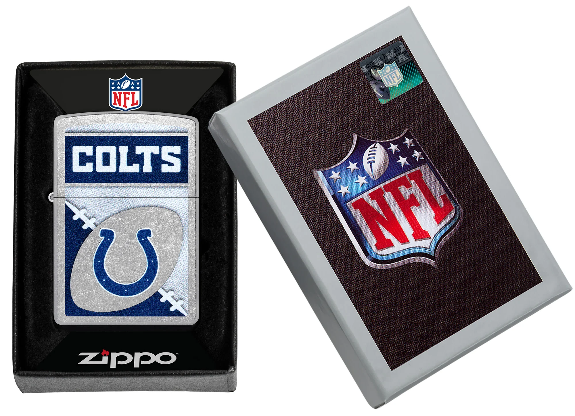 NFL Indianapolis Colts Chrome Logo Design