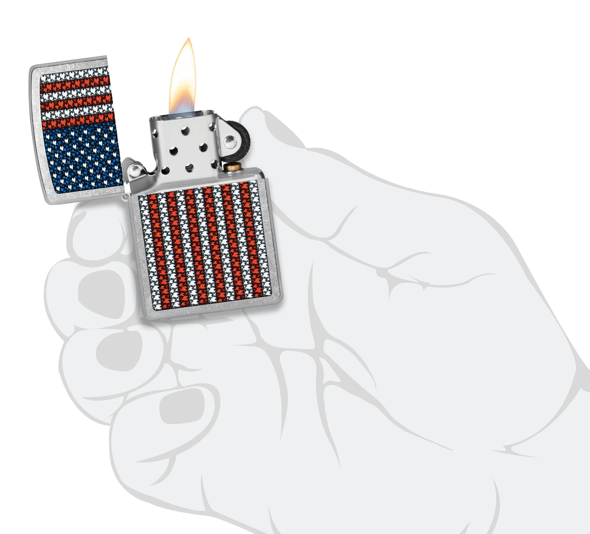 Flame Spangled Banner Design