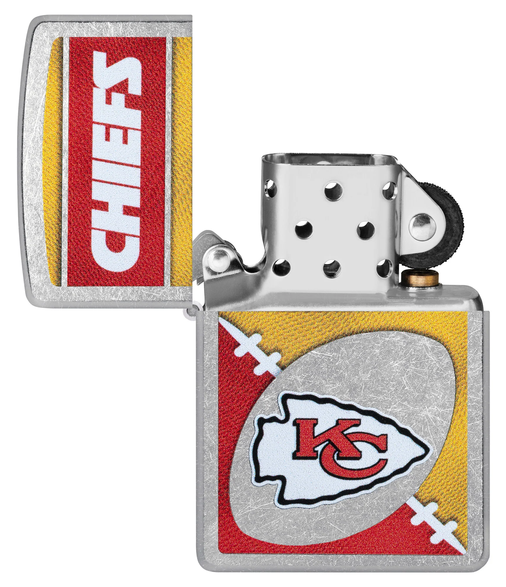 NFL Kansas City Chiefs Chrome Logo Design