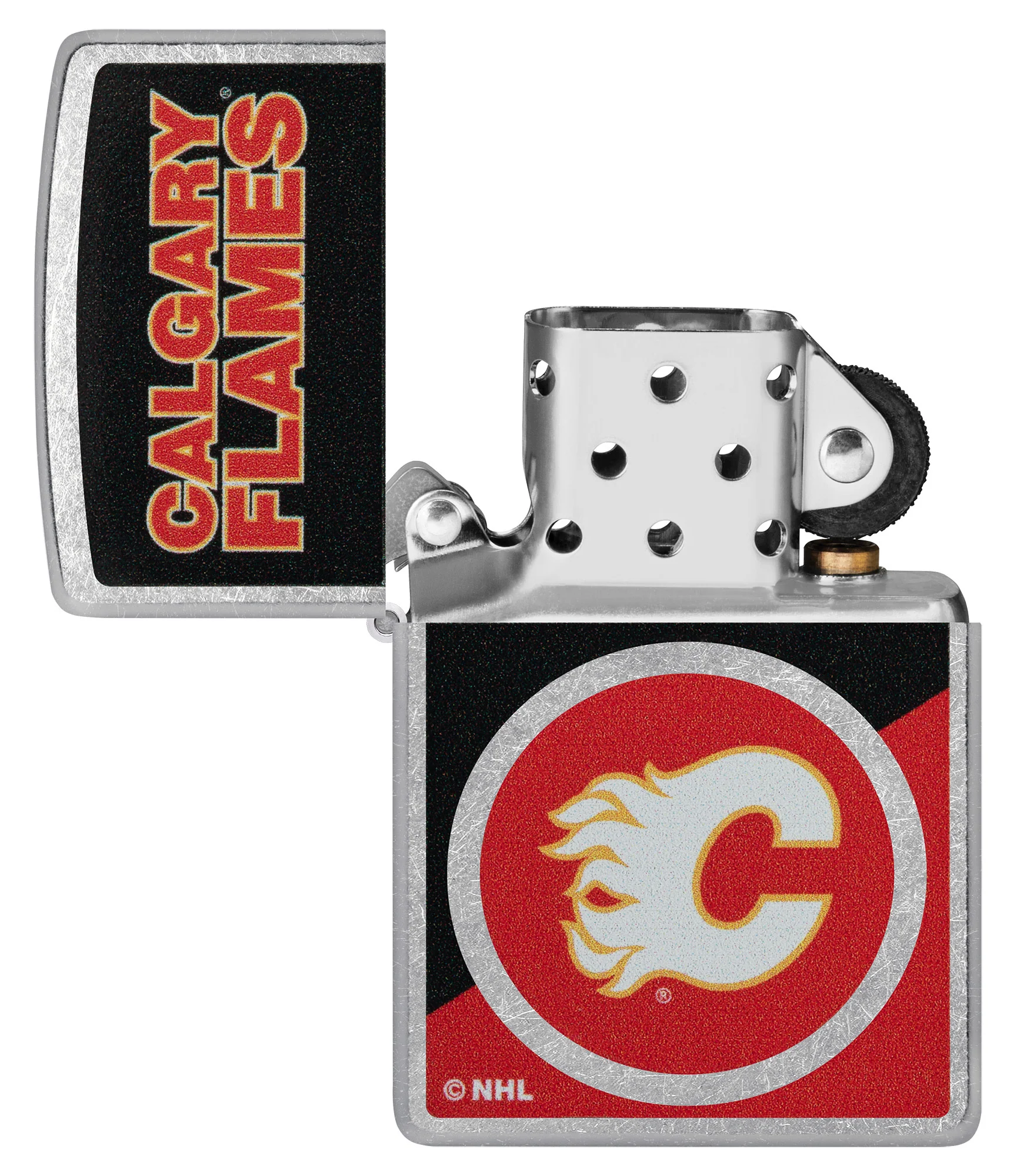 Calgary Flames® Colorblock Logo Design
